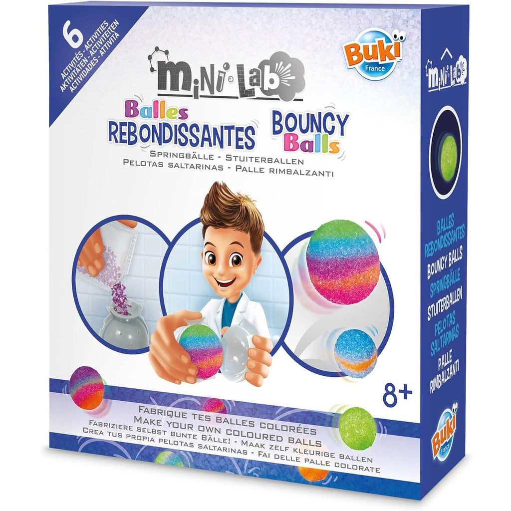 Mini lab balles rebondissantes bleu