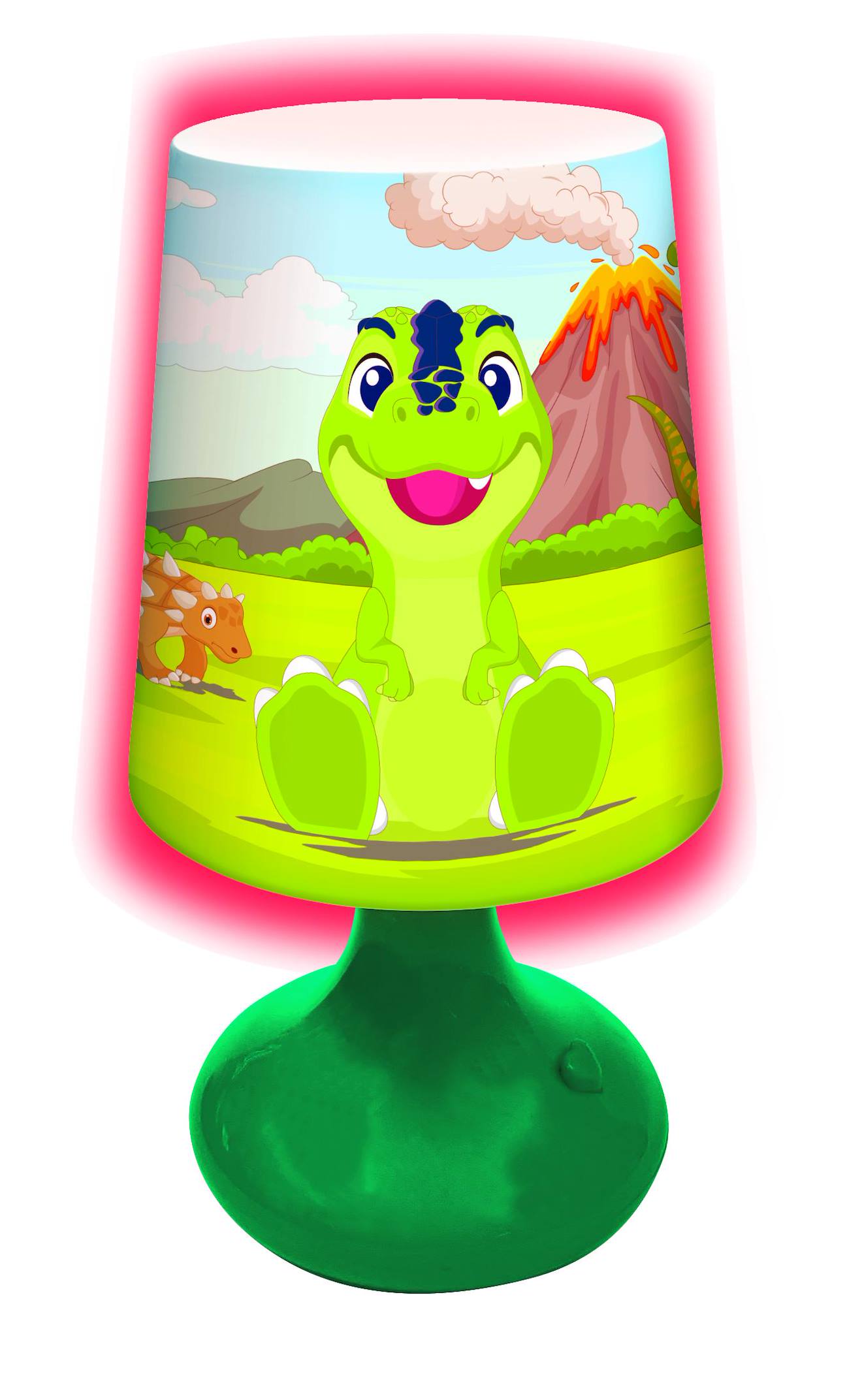 Mini lampe de chevet veilleuse sans fil dinosaure vert
