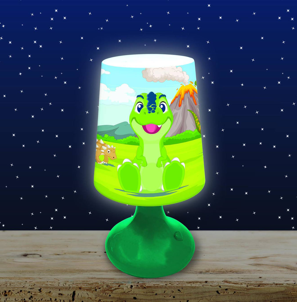 Mini lampe de chevet veilleuse sans fil dinosaure vert