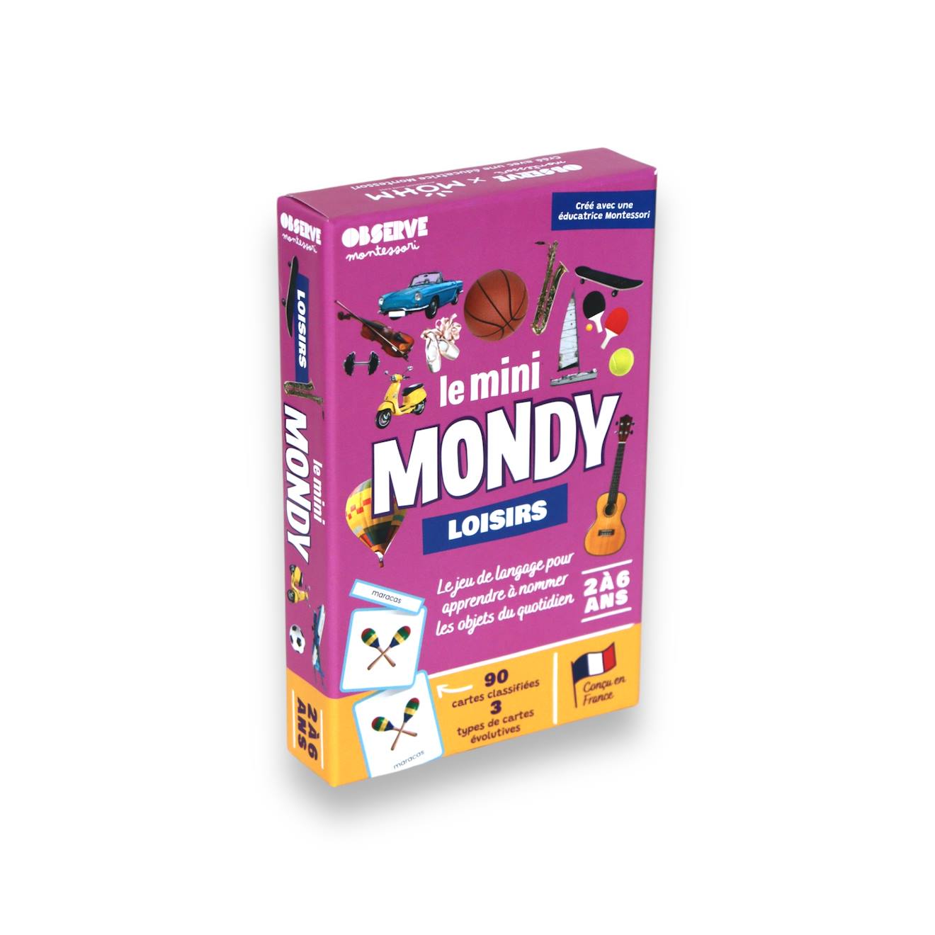 Mini-mondy - 90 cartes maison - langage loisirs