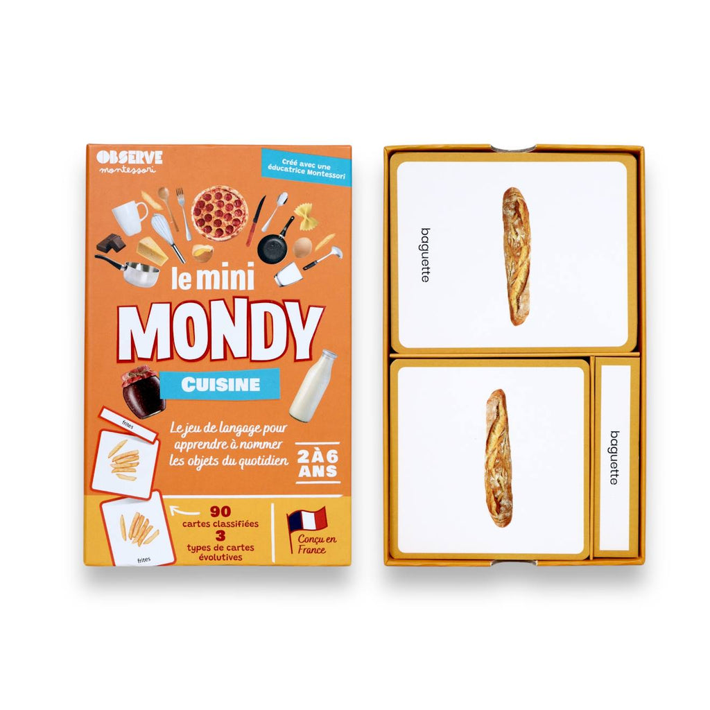 Mini-mondy - 90 cartes maison - langage cuisine