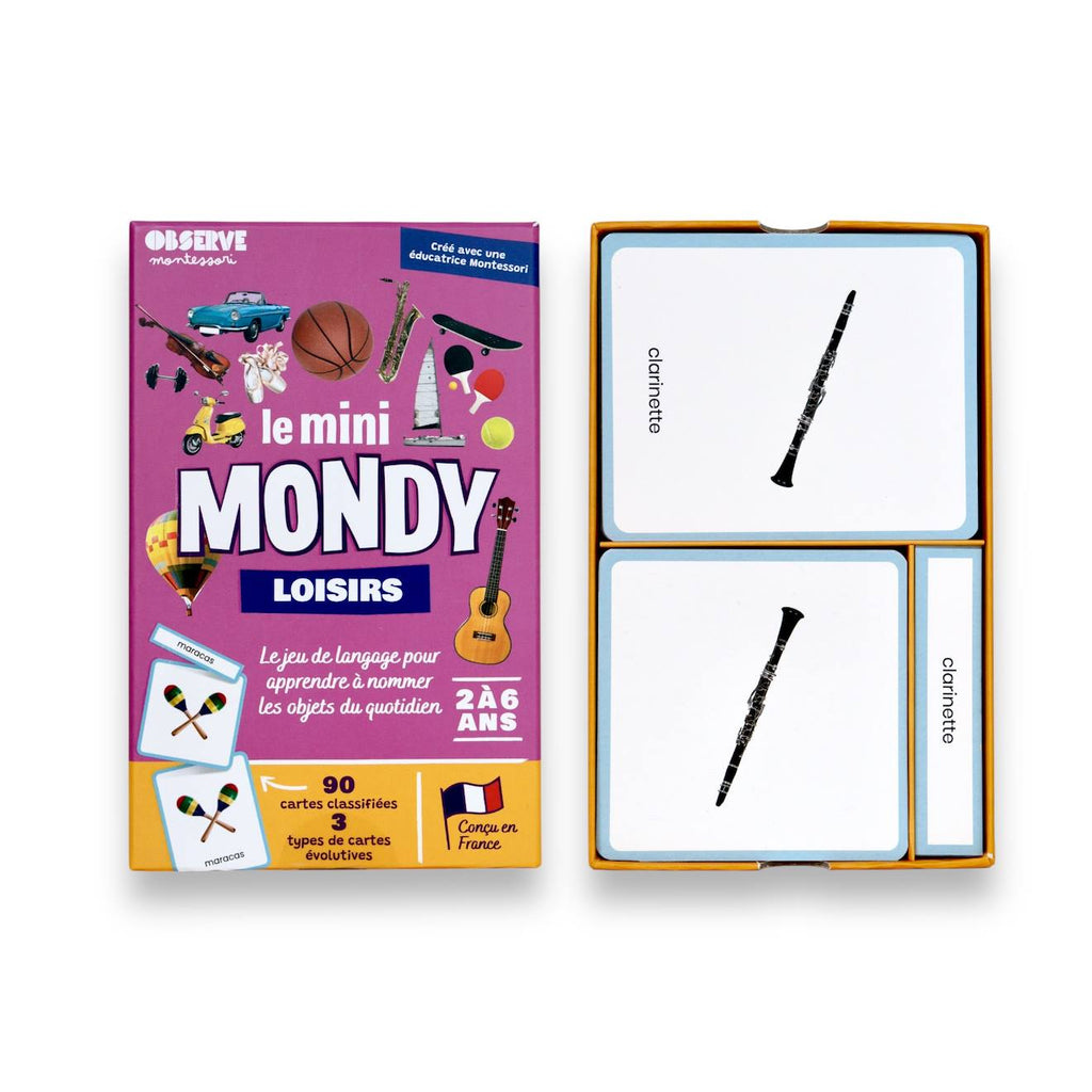 Mini-mondy - 90 cartes maison - langage loisirs