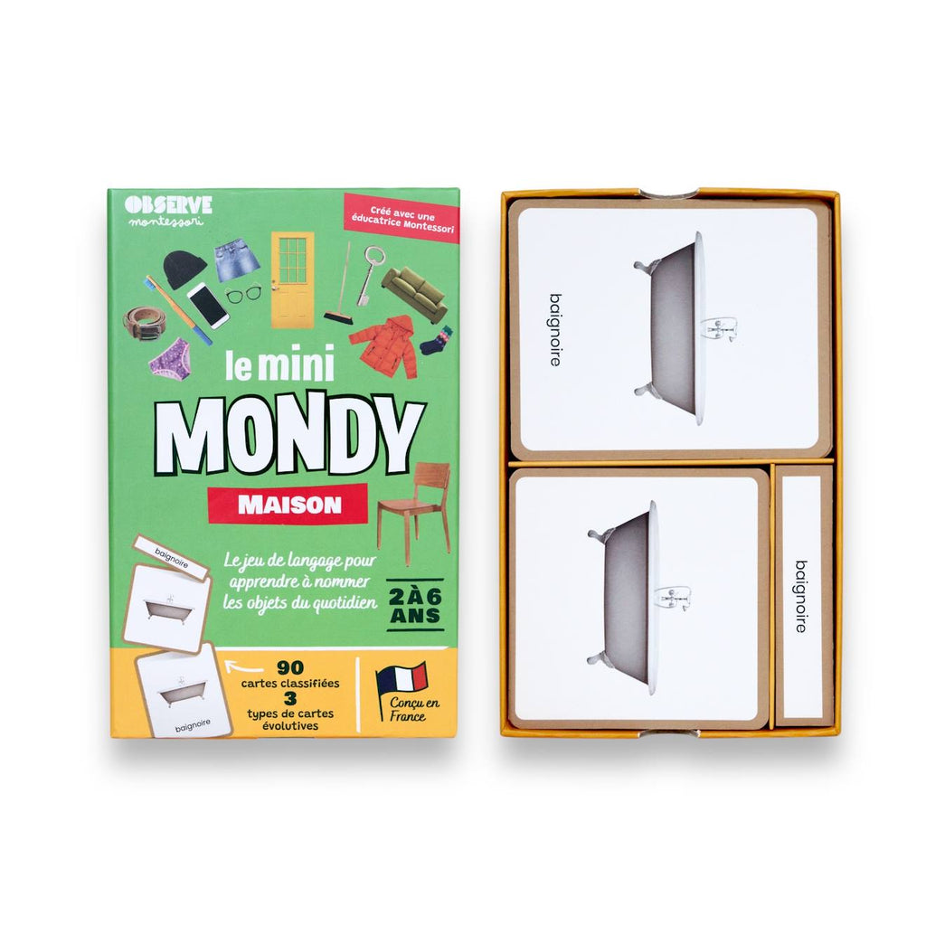 Mini-mondy - 90 cartes maison - langage maison