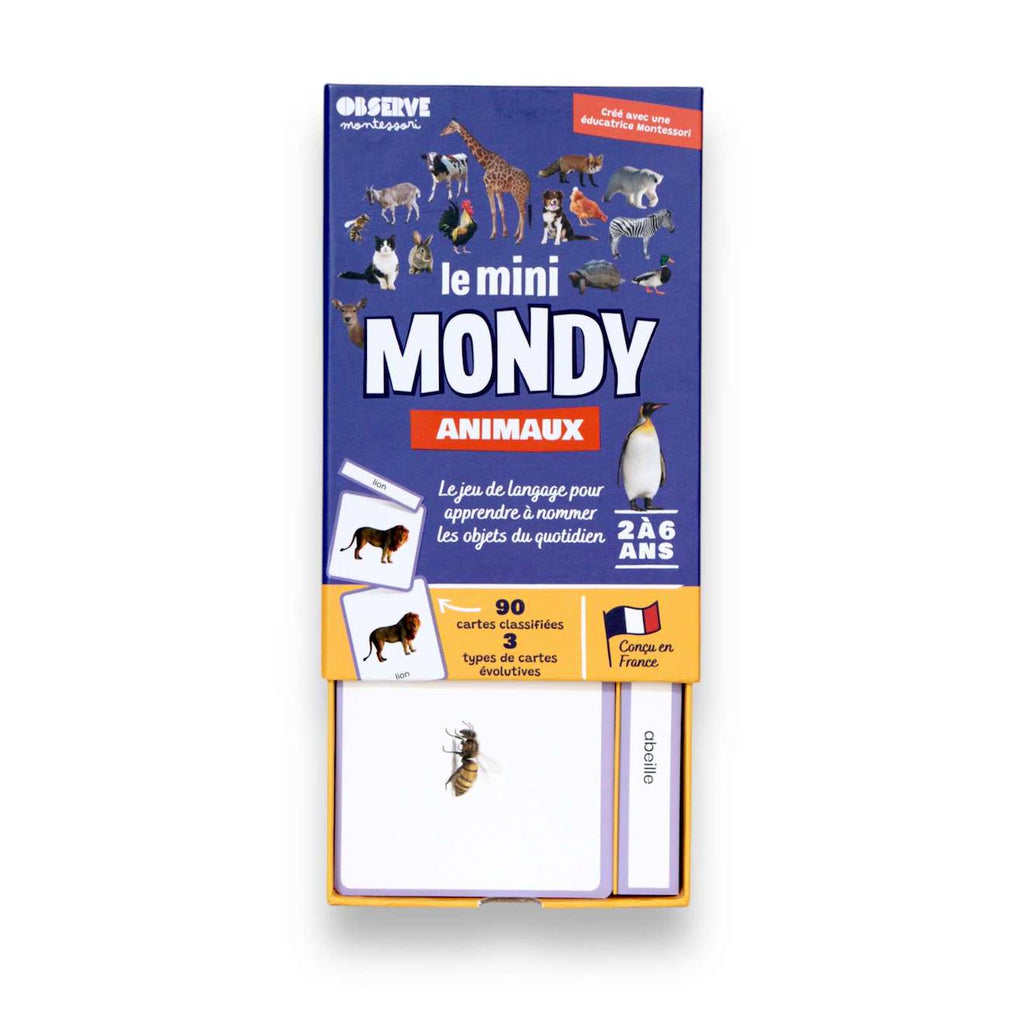 Mini-mondy - 90 cartes maison - langage animaux