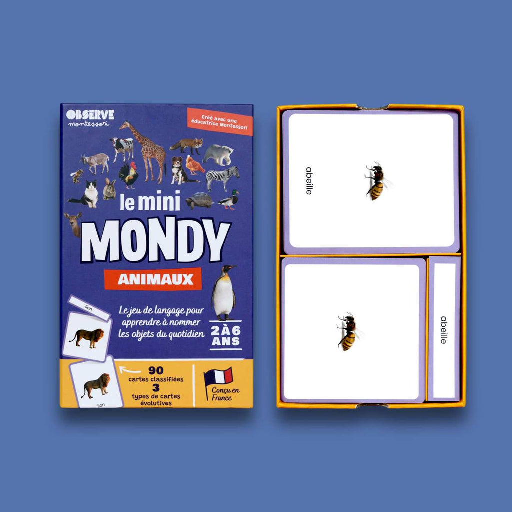Mini-mondy - 90 cartes maison - langage animaux