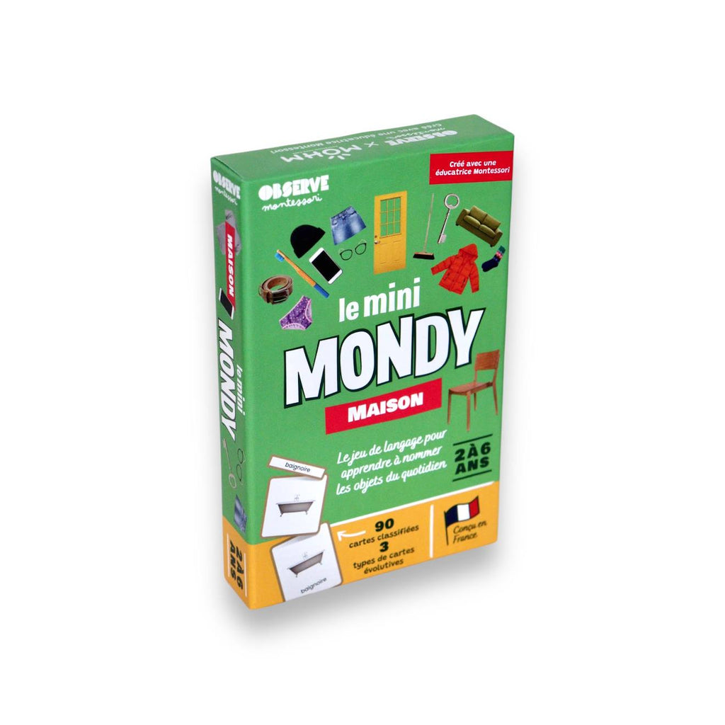 Mini-mondy - 90 cartes maison - langage maison