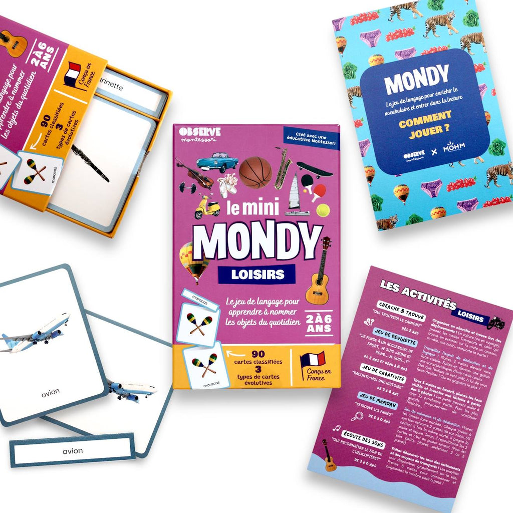 Mini-mondy - 90 cartes maison - langage loisirs