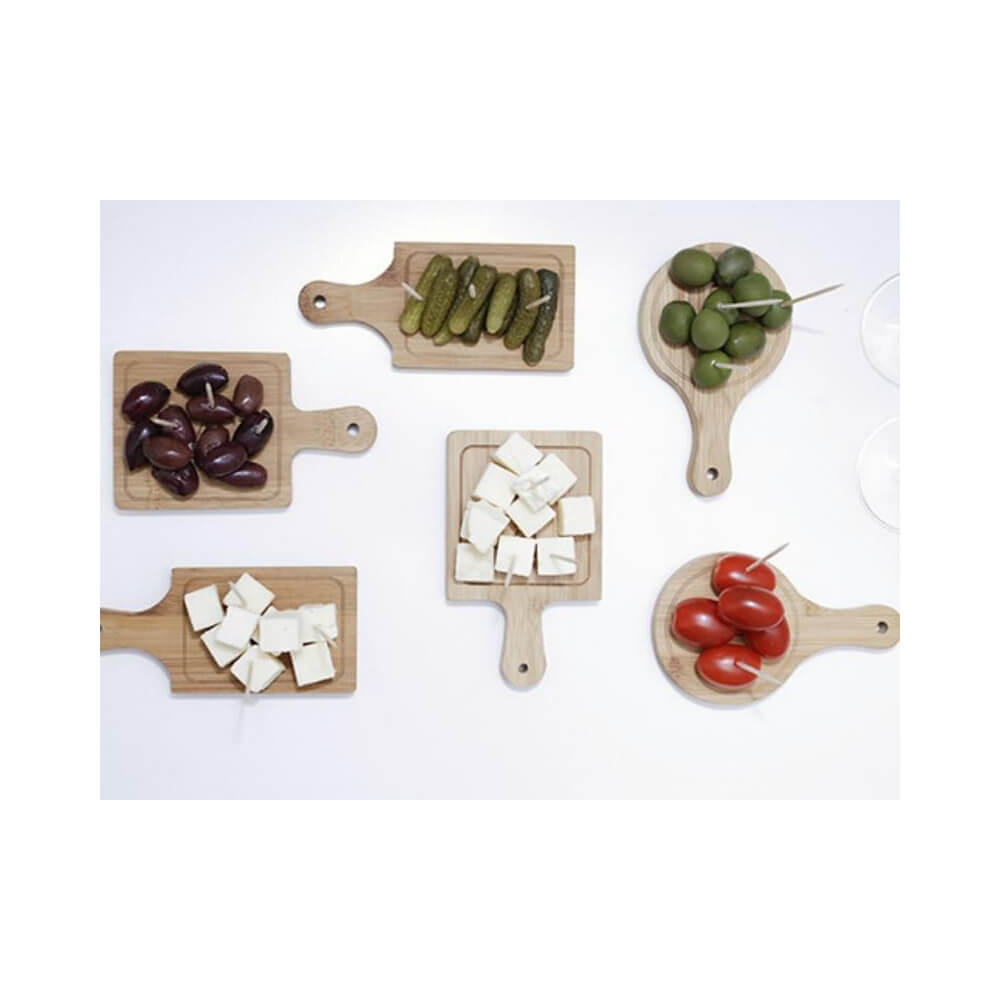 Mini Planches Apéritives (x6) - Apéro Original Kikkerland