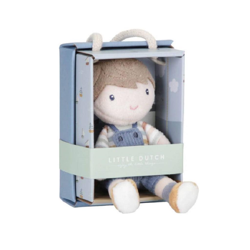 Mini poupée jim 10 cm bleu