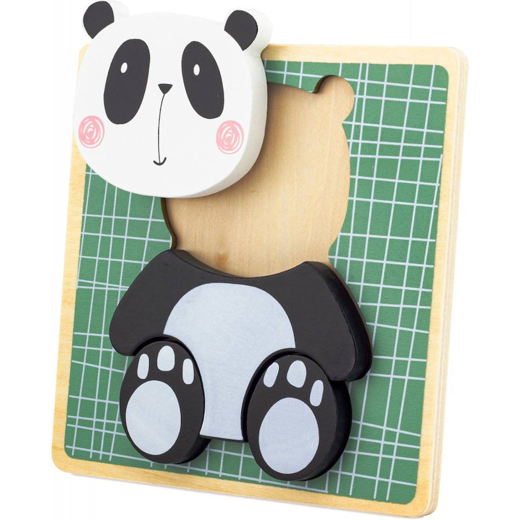 Mini-puzzles forêt beige