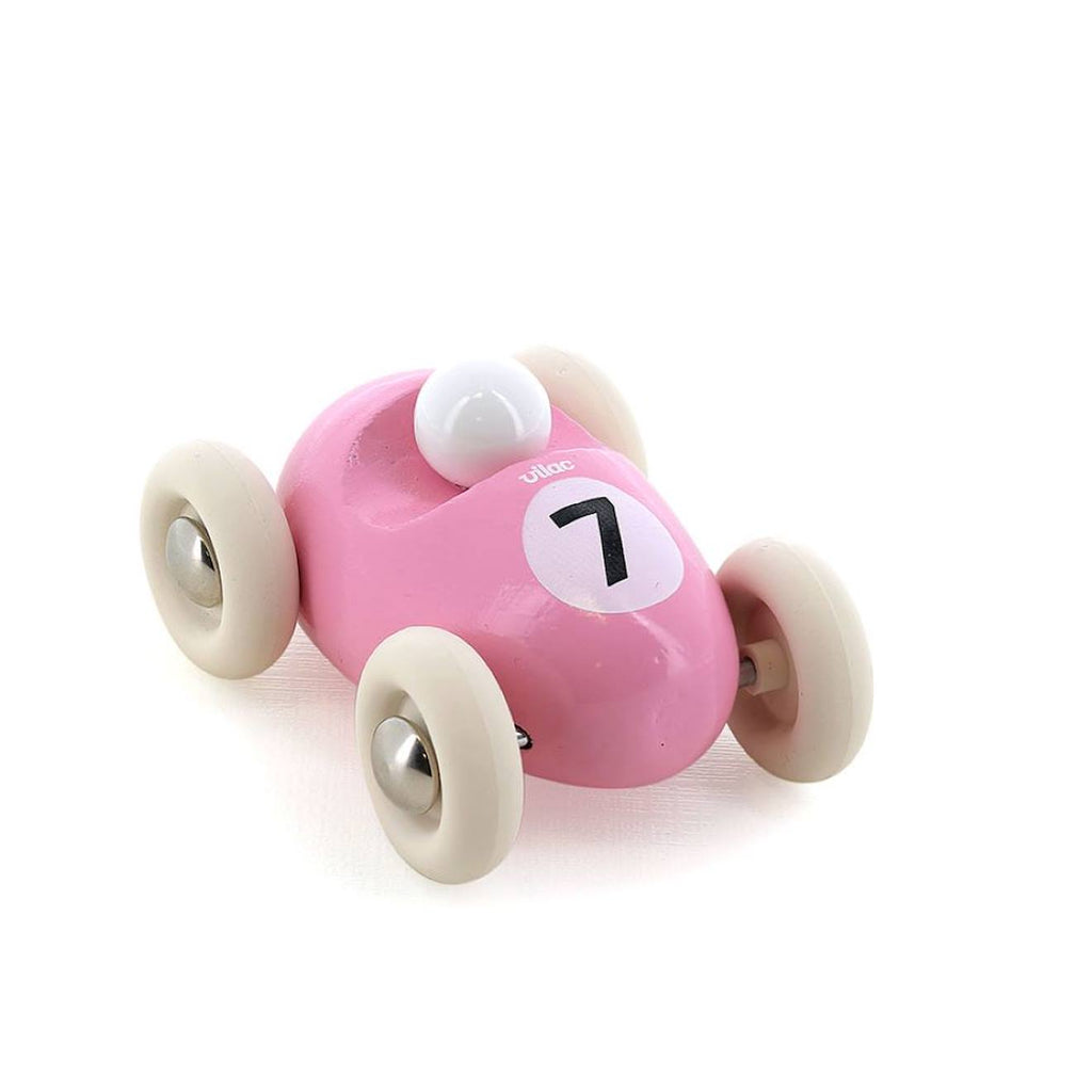 Mini roadster en bois rose