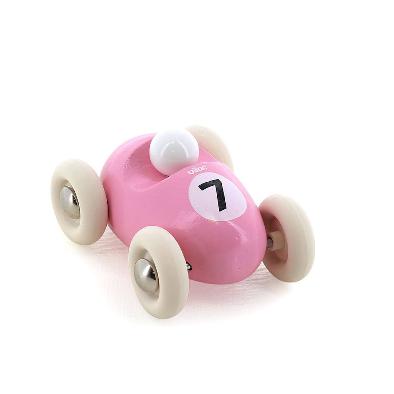 Mini roadster en bois rose
