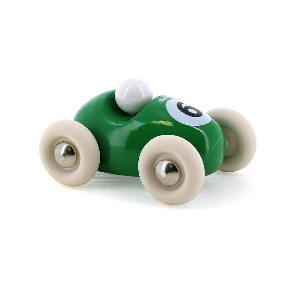Mini roadster en bois vert