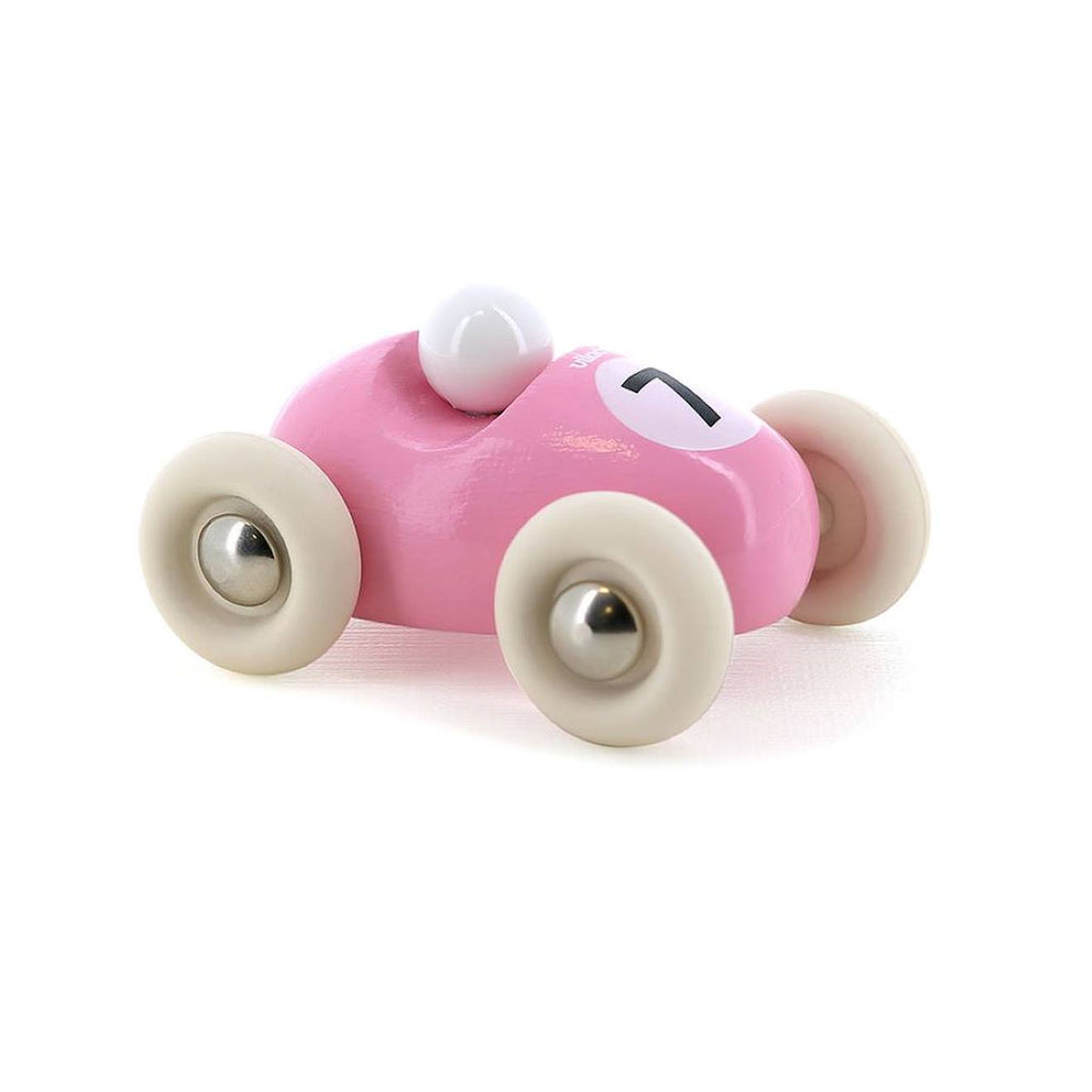 Mini roadster en bois rose