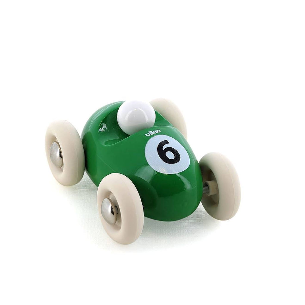 Mini roadster en bois vert
