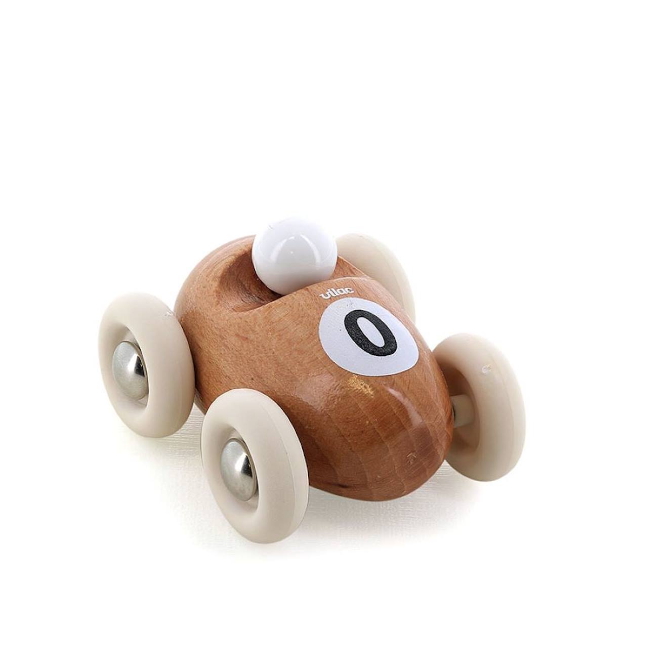 Mini roadster en bois beige