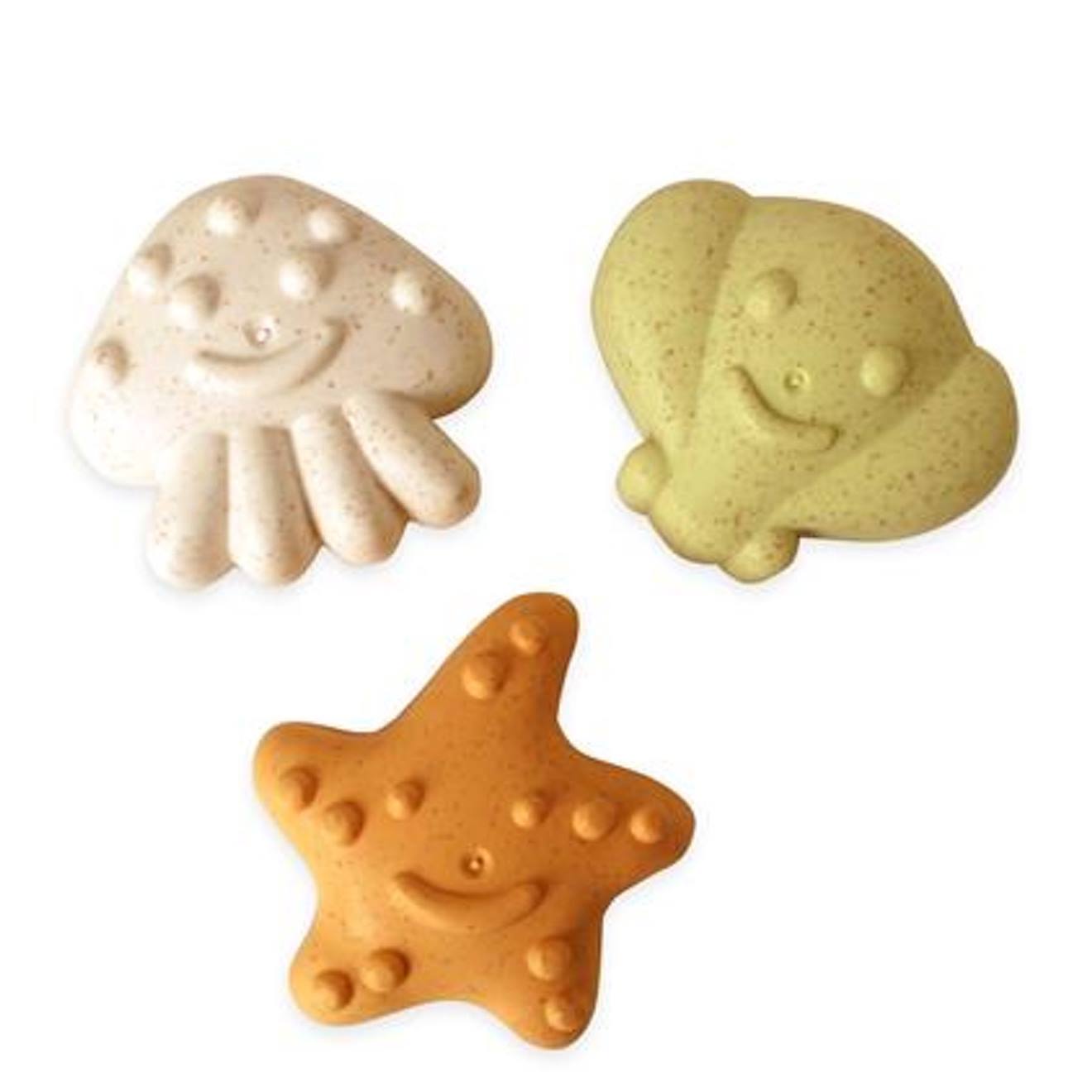 Mini set de plage & jardin - 7 pièces en paille de blé multicolore