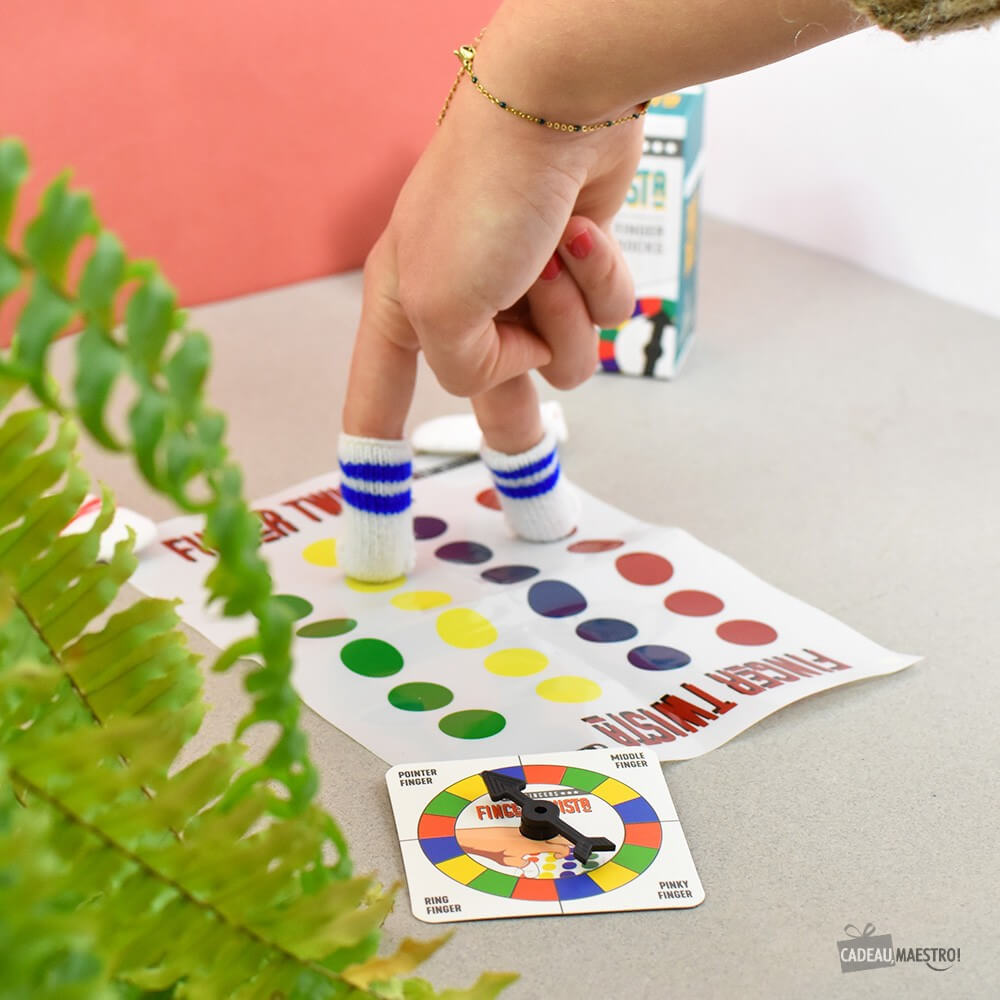 Mini Twister Pour Doigts - Jeu d'Adresse