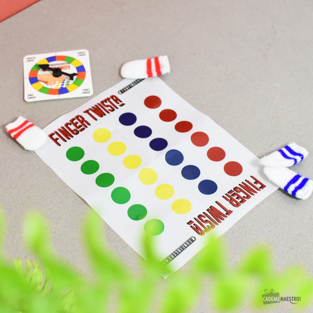 Mini Twister Pour Doigts - Jeu d'Adresse CadoMaestro
