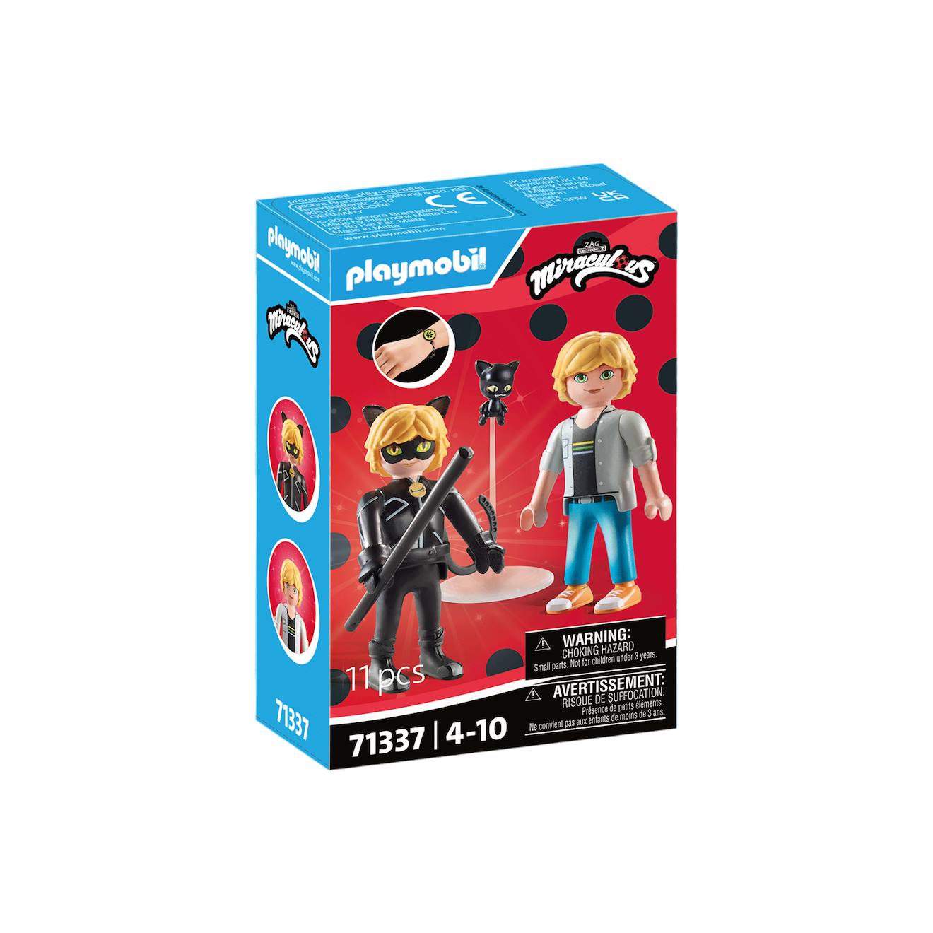 Miraculous : adrien & chat noir 71337 multicolore