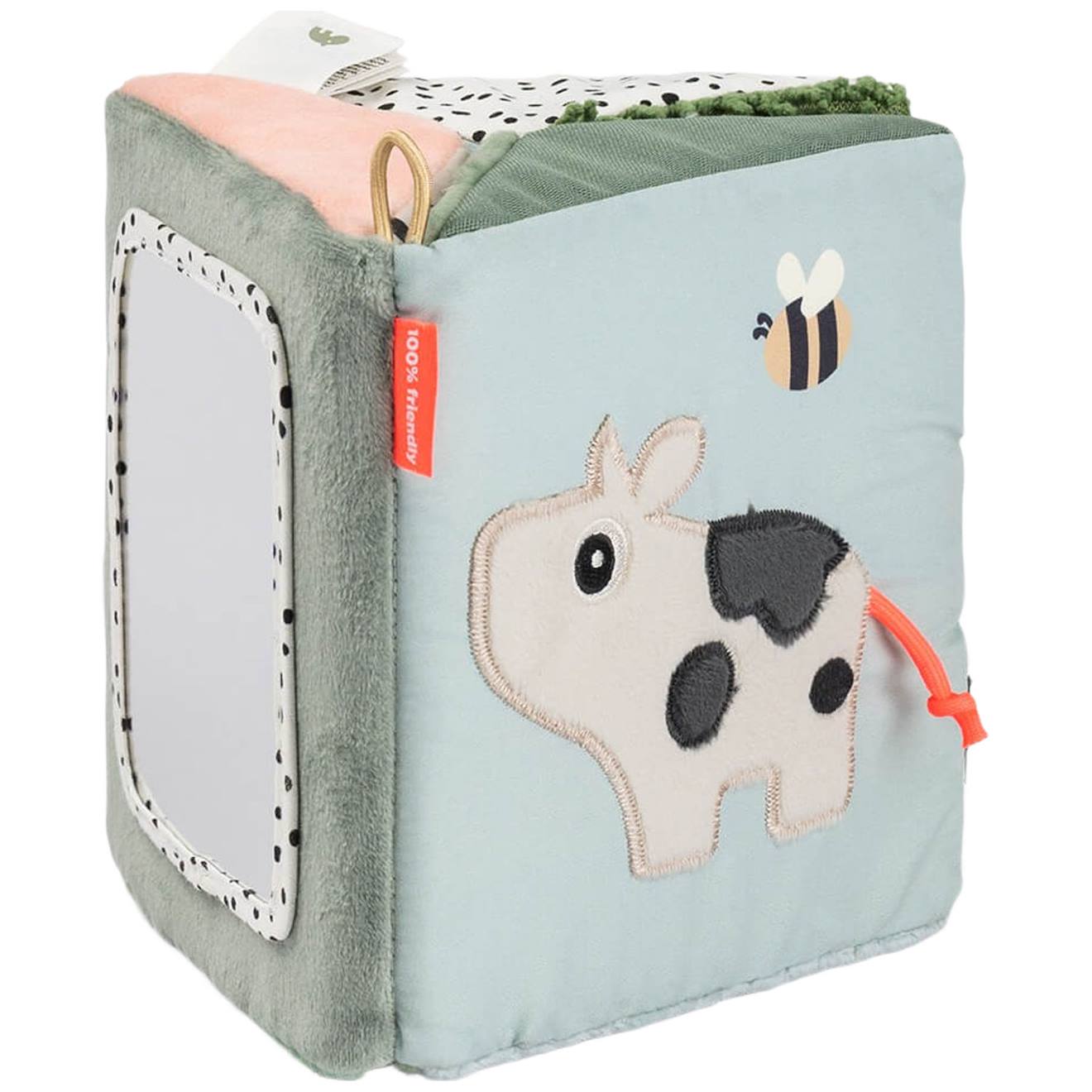 Miroir sensoriel pliable tiny farm multicolore