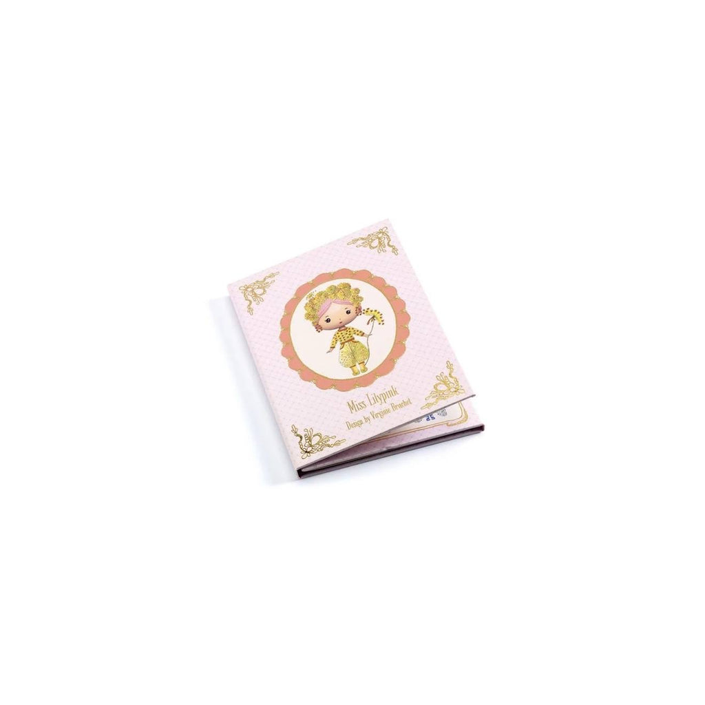 Miss lilypink stickers repositionnables tinyly rose