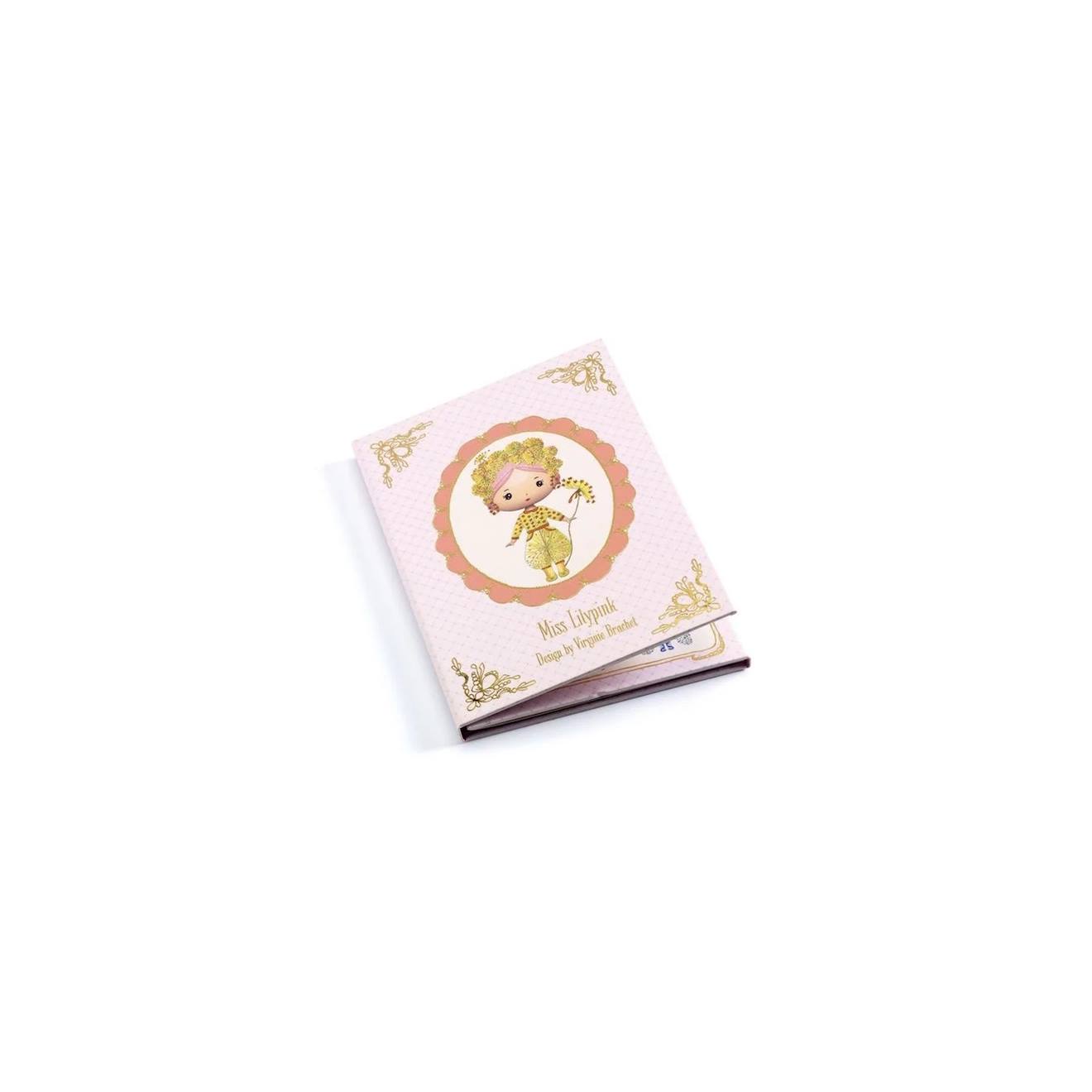 Miss lilypink stickers repositionnables tinyly rose