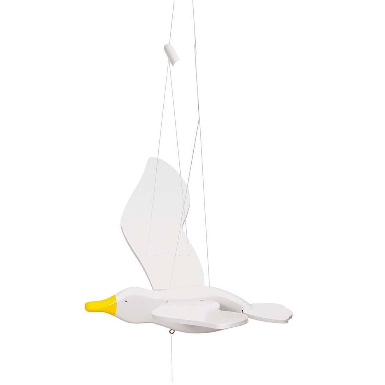 Mobile mouette blanc