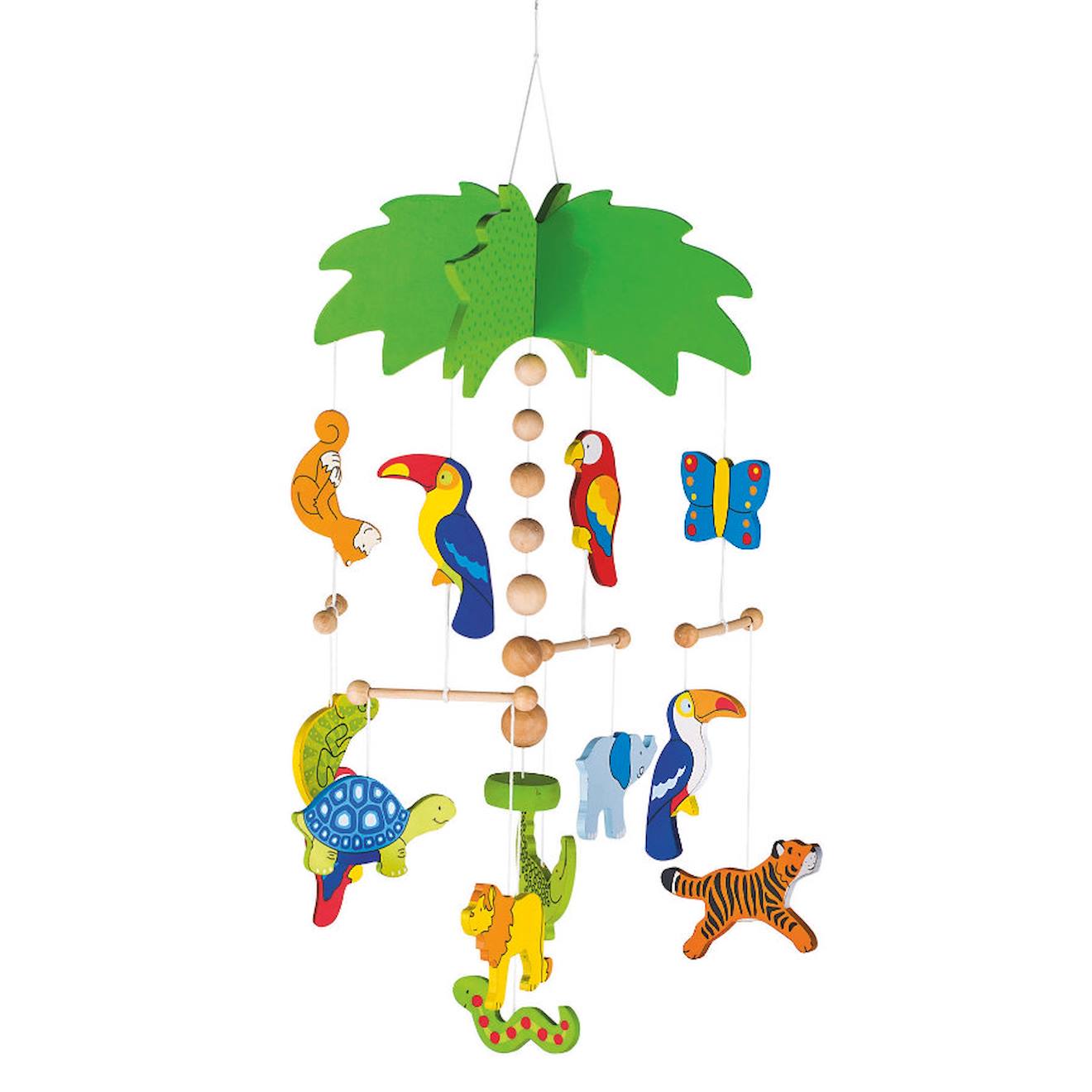 Mobile palmier multicolore