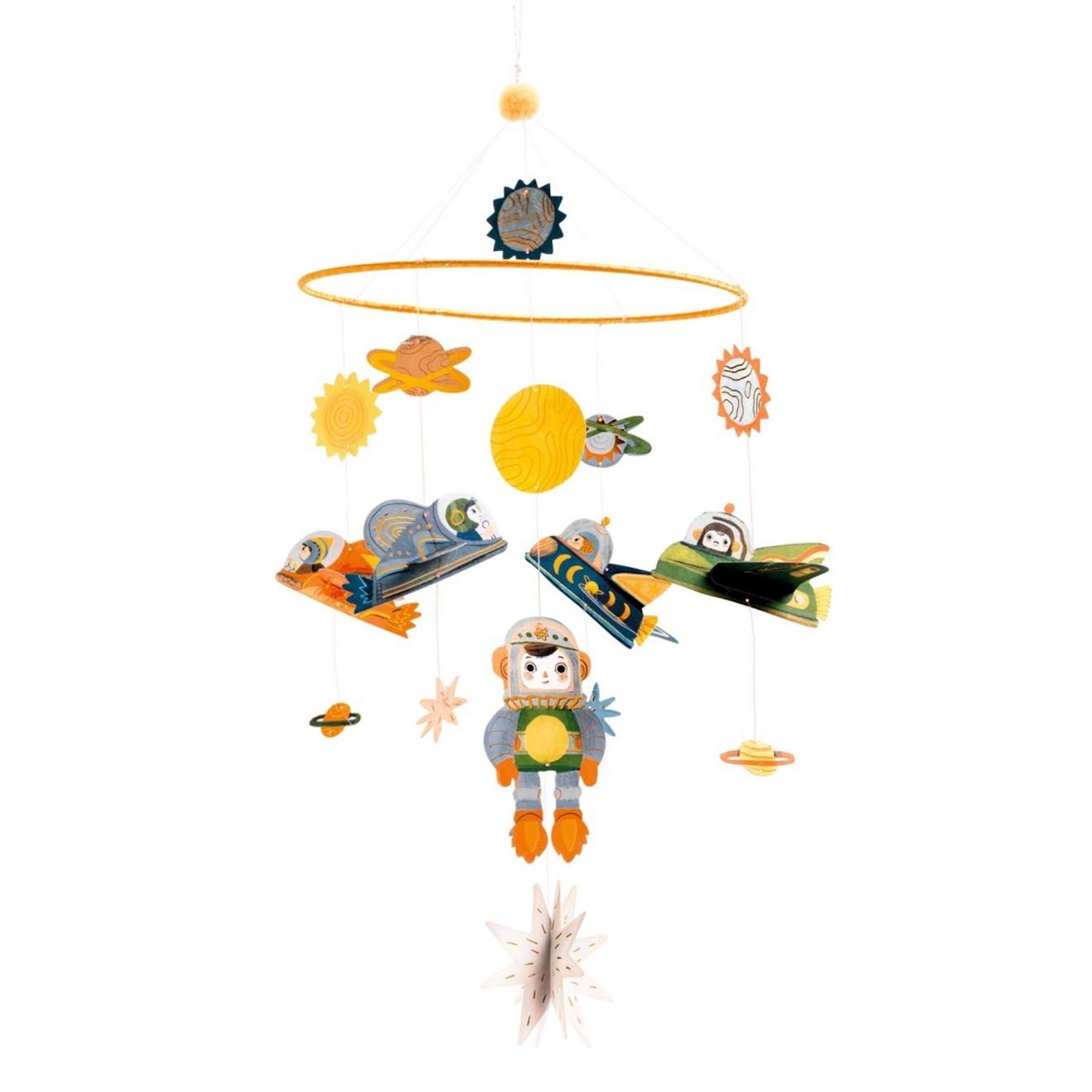 Mobile vaisseaux spatiaux multicolore