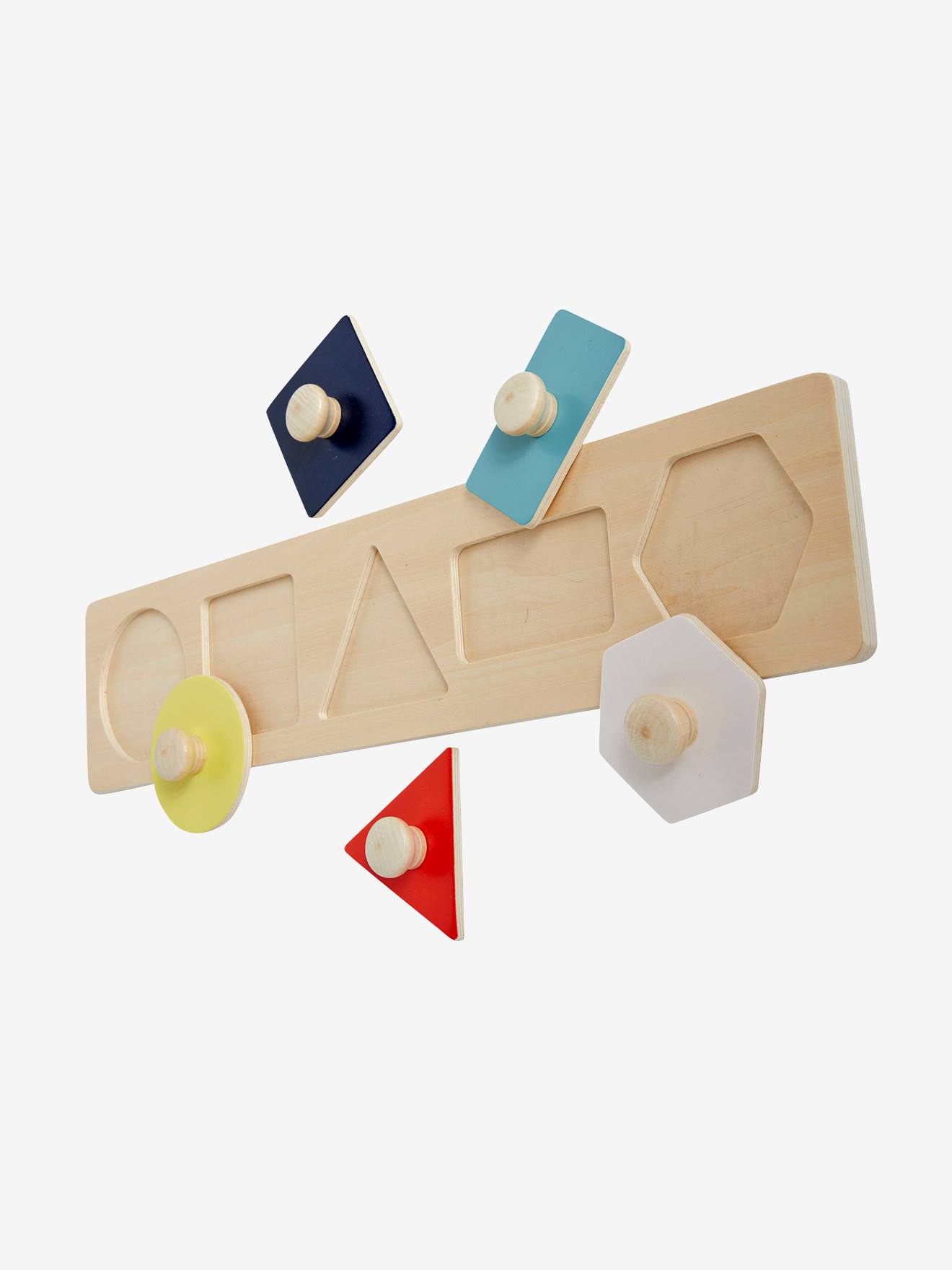 Mon 1er puzzle des formes en bois FSC multicolore