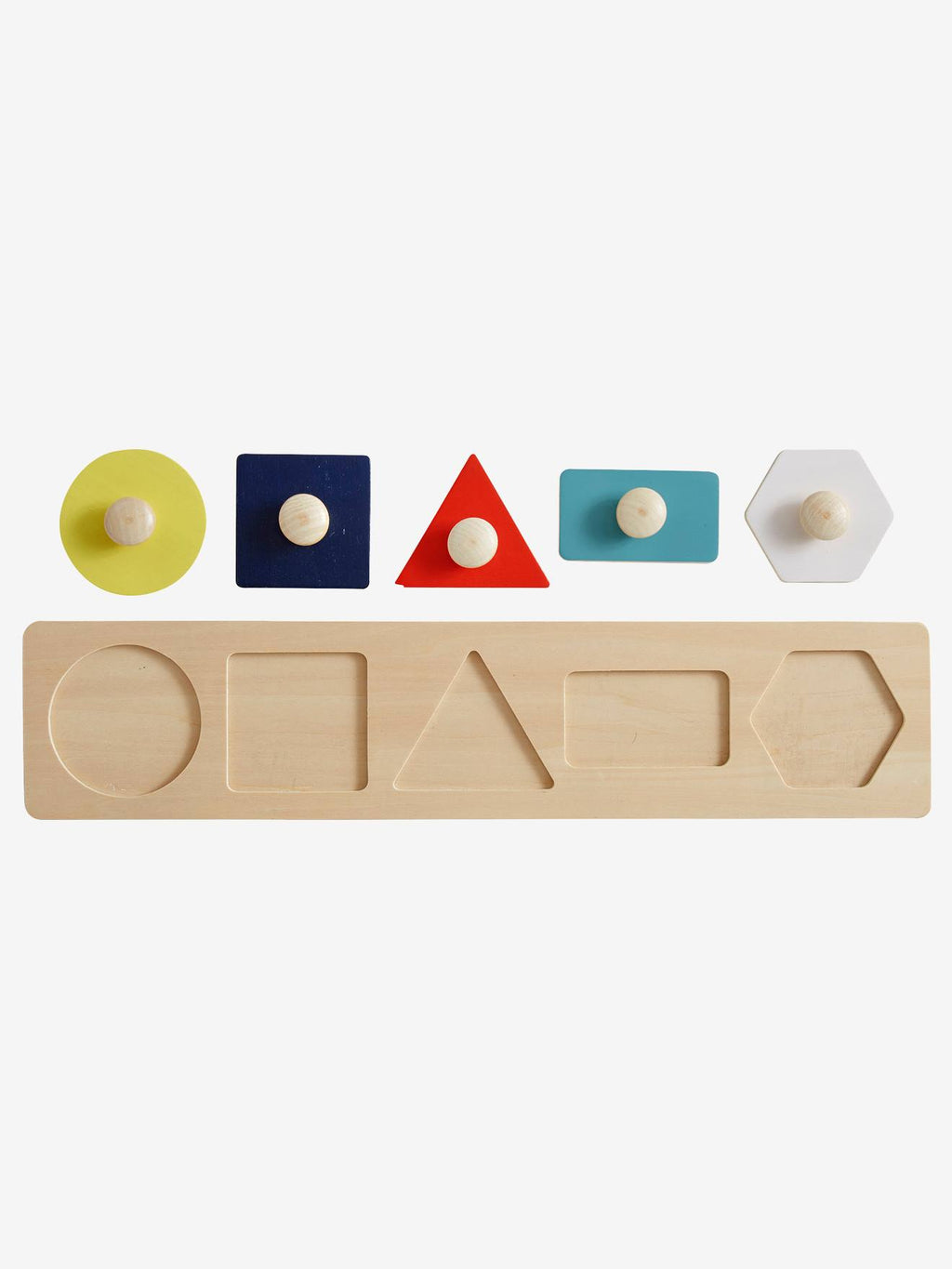 Mon 1er puzzle des formes en bois FSC multicolore