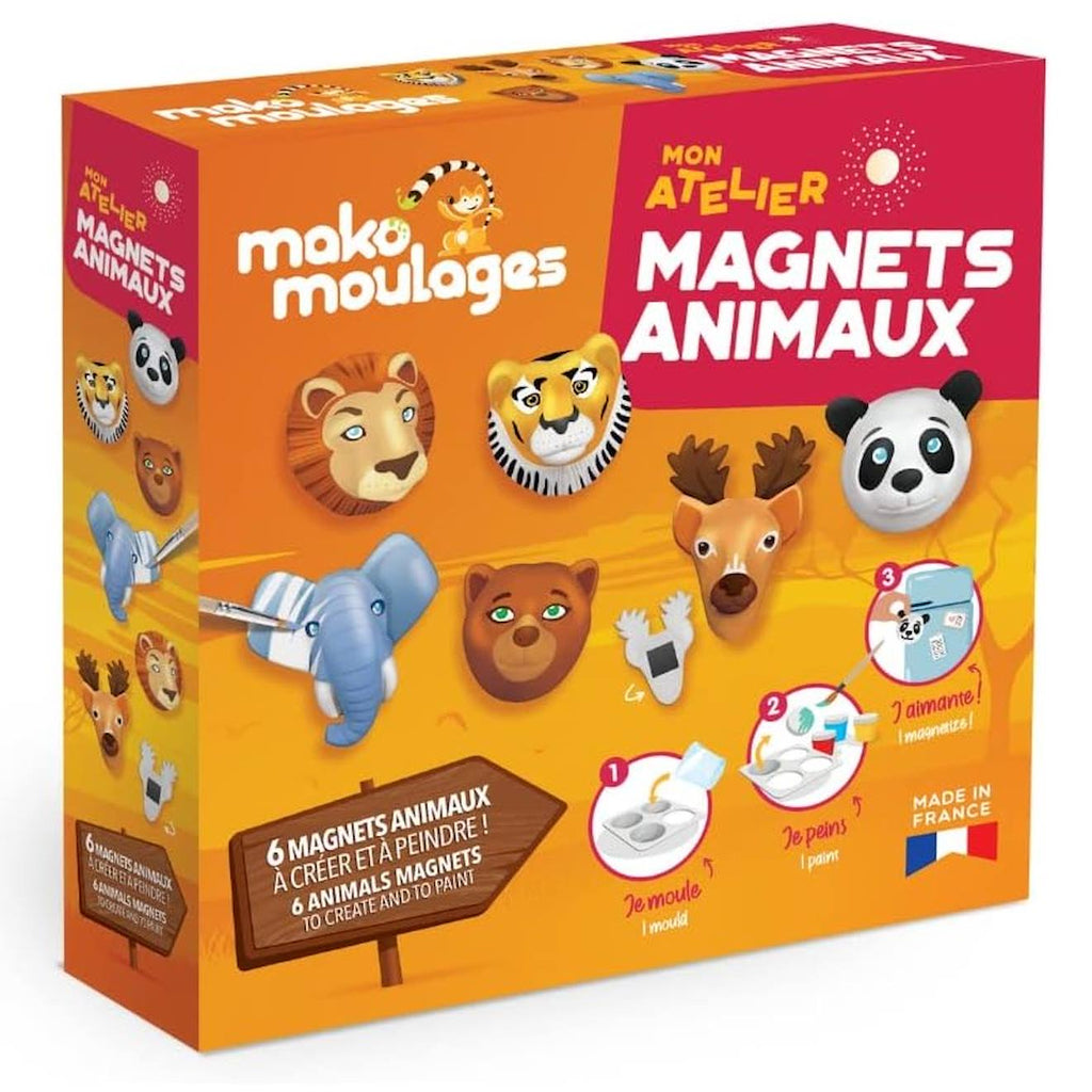 Mon atelier moulage magnets animaux blanc