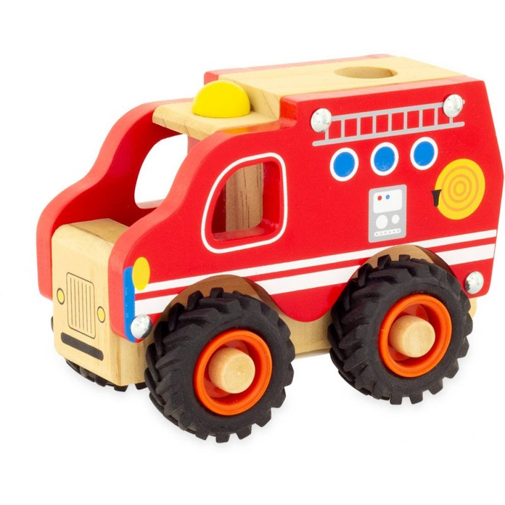 Mon camion de pompiers rouge