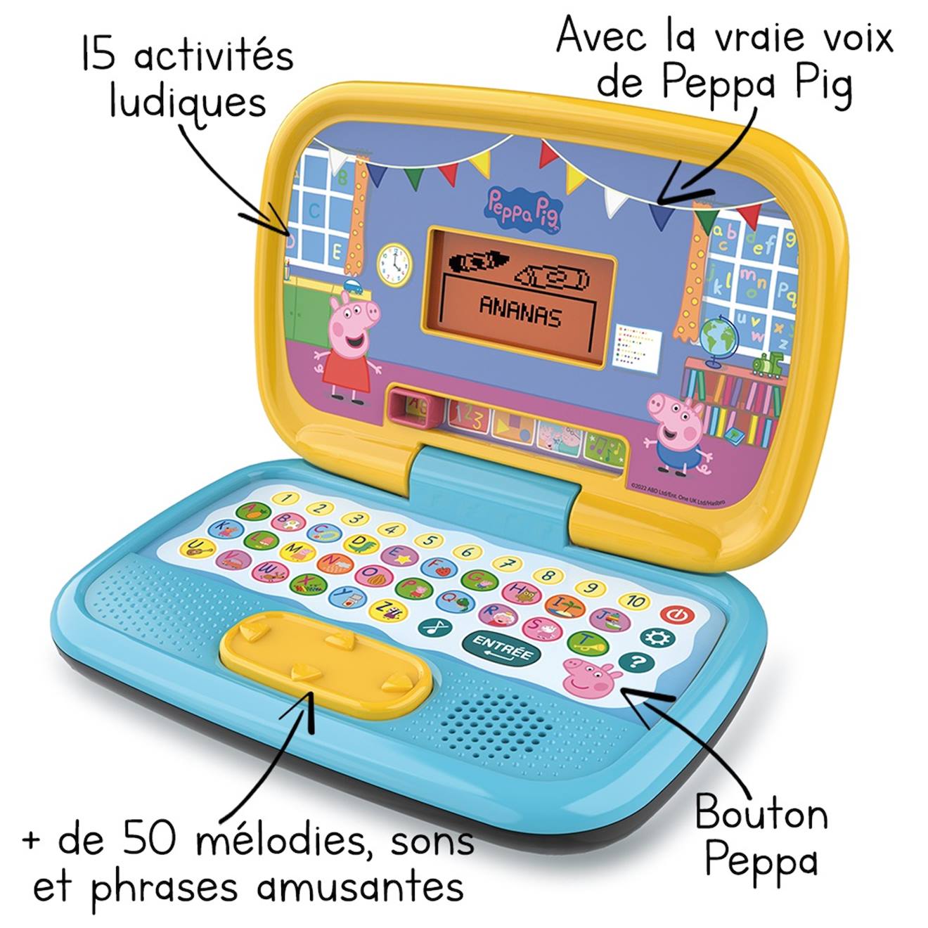 Mon ordinateur éducatif Peppa Pig multicolore