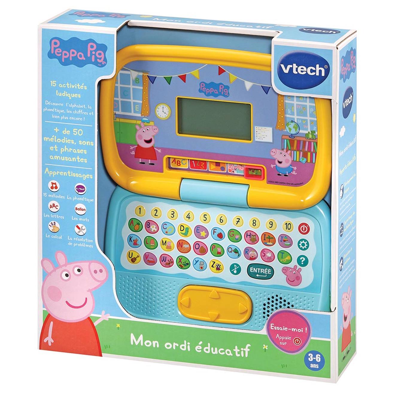 Mon ordinateur éducatif Peppa Pig multicolore