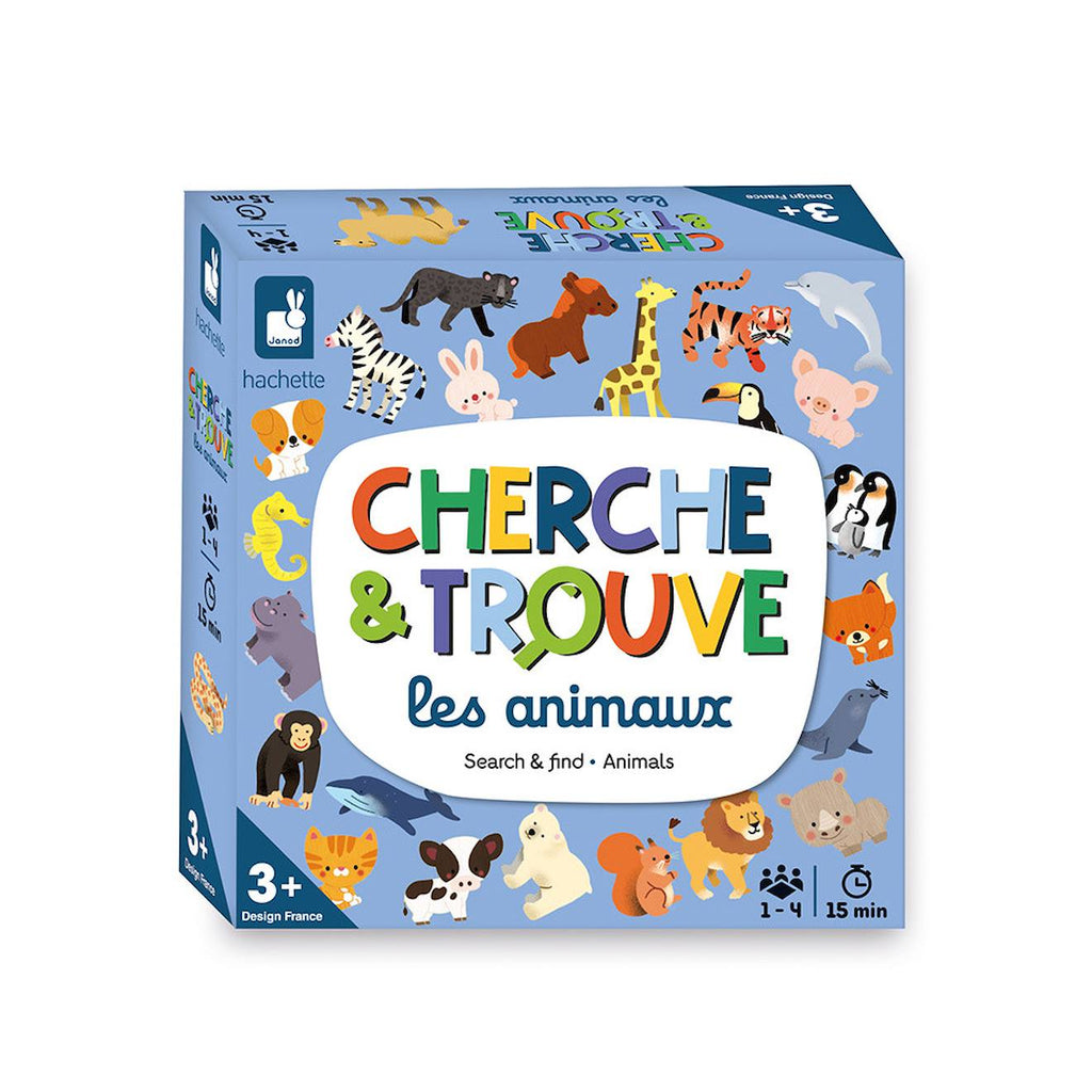 Mon premier cherche et trouvé - animaux bleu