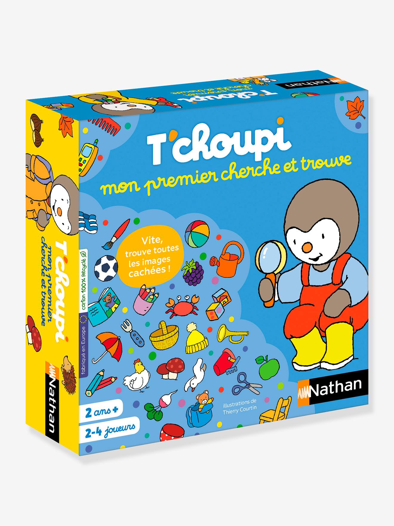 Mon premier cherche & trouvé t'choupi - bleu