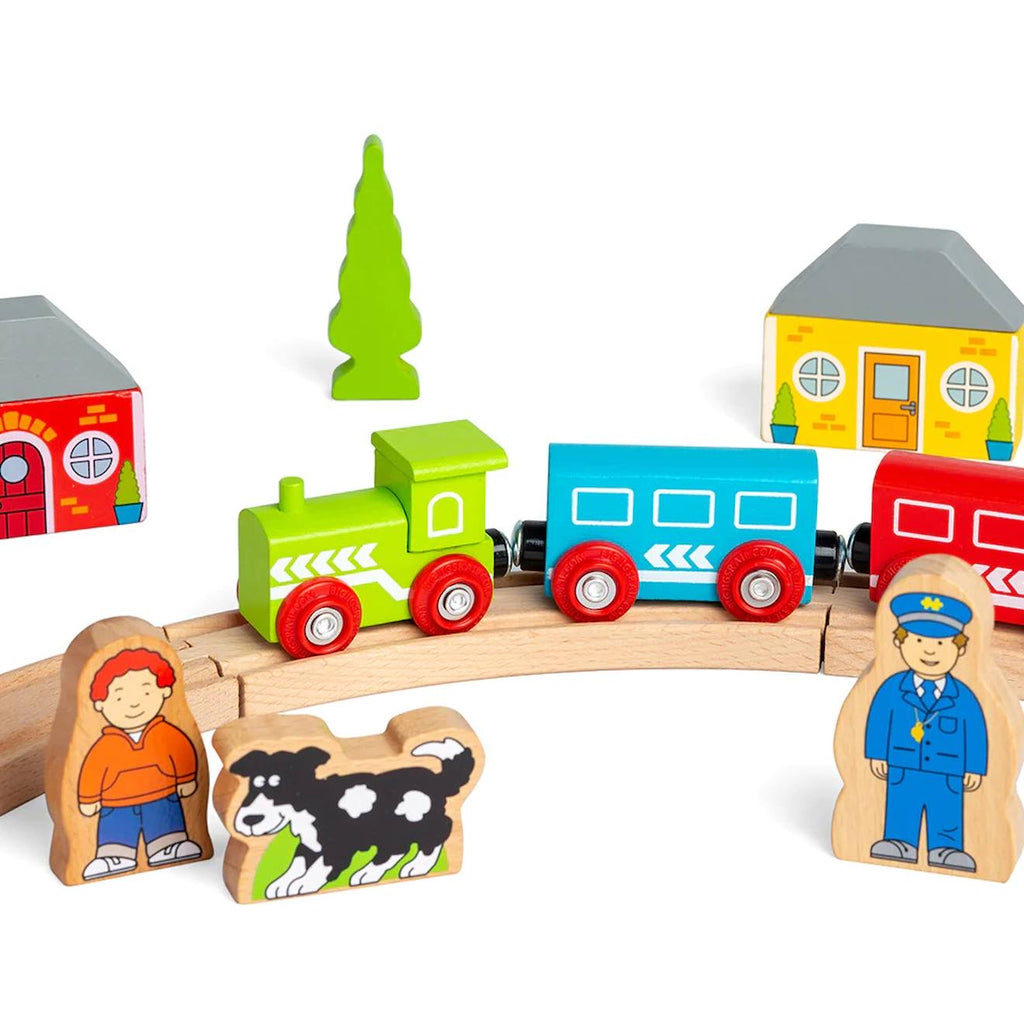 Mon premier circuit de train beige