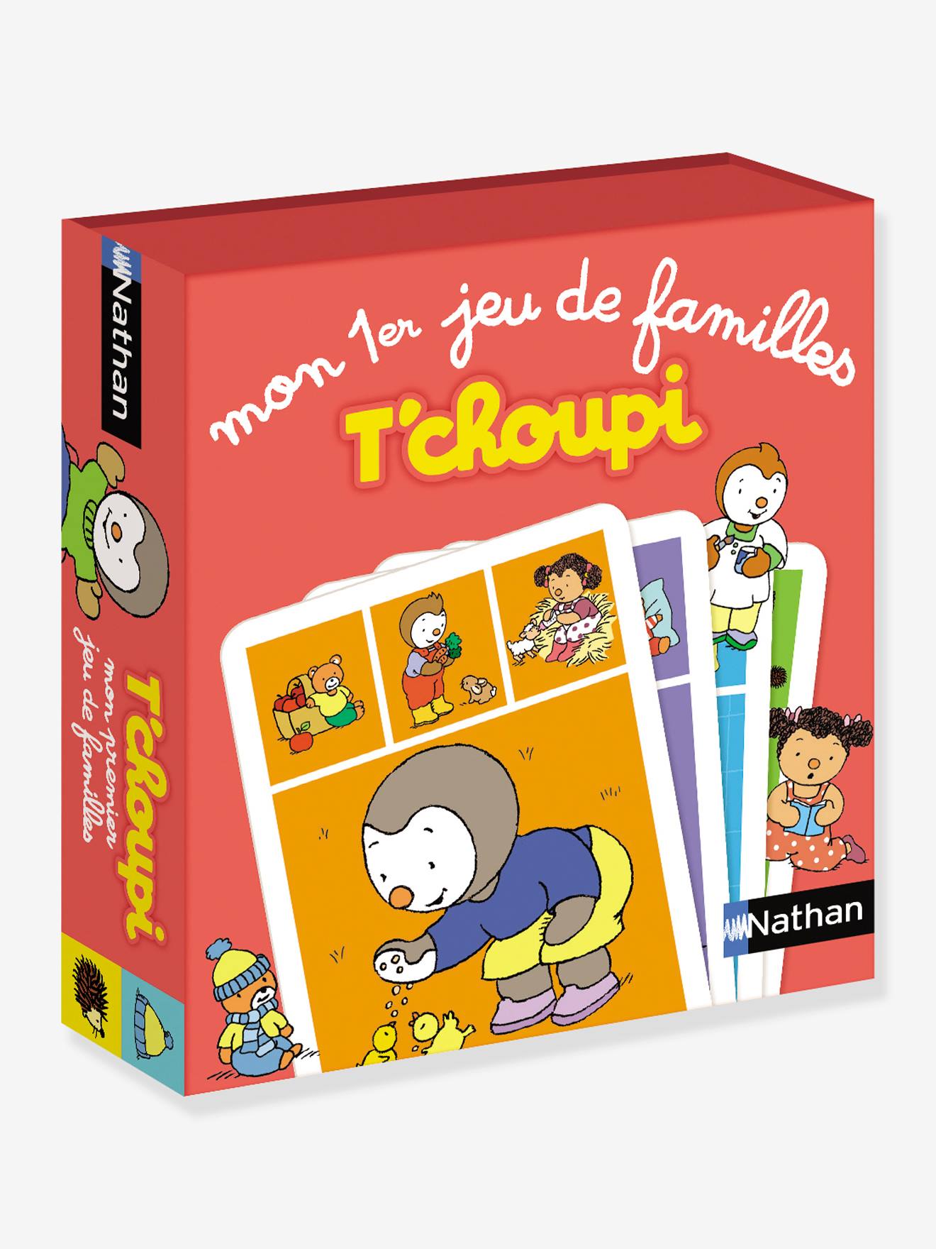 Mon premier jeu de familles t'choupi rouge