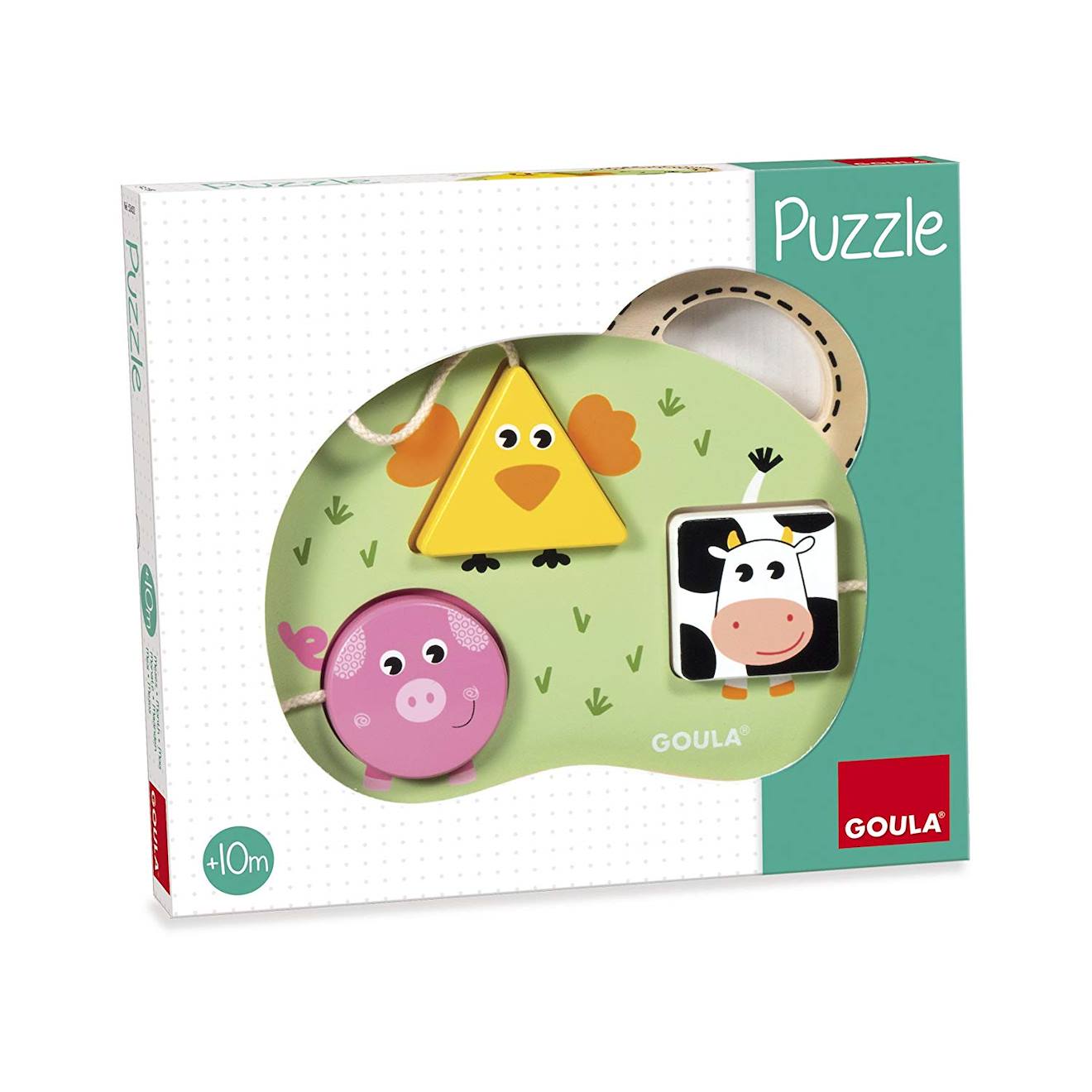 Mon premier puzzle ferme beige