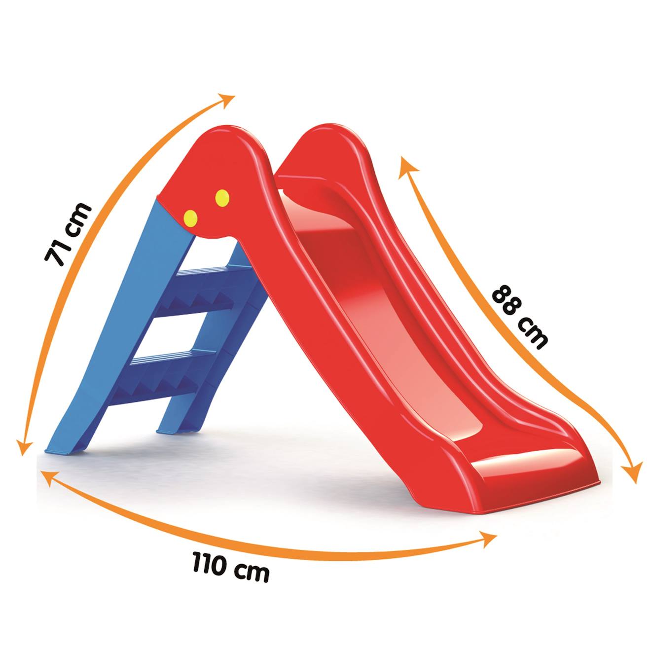 Mon premier toboggan enfant rouge et bleu