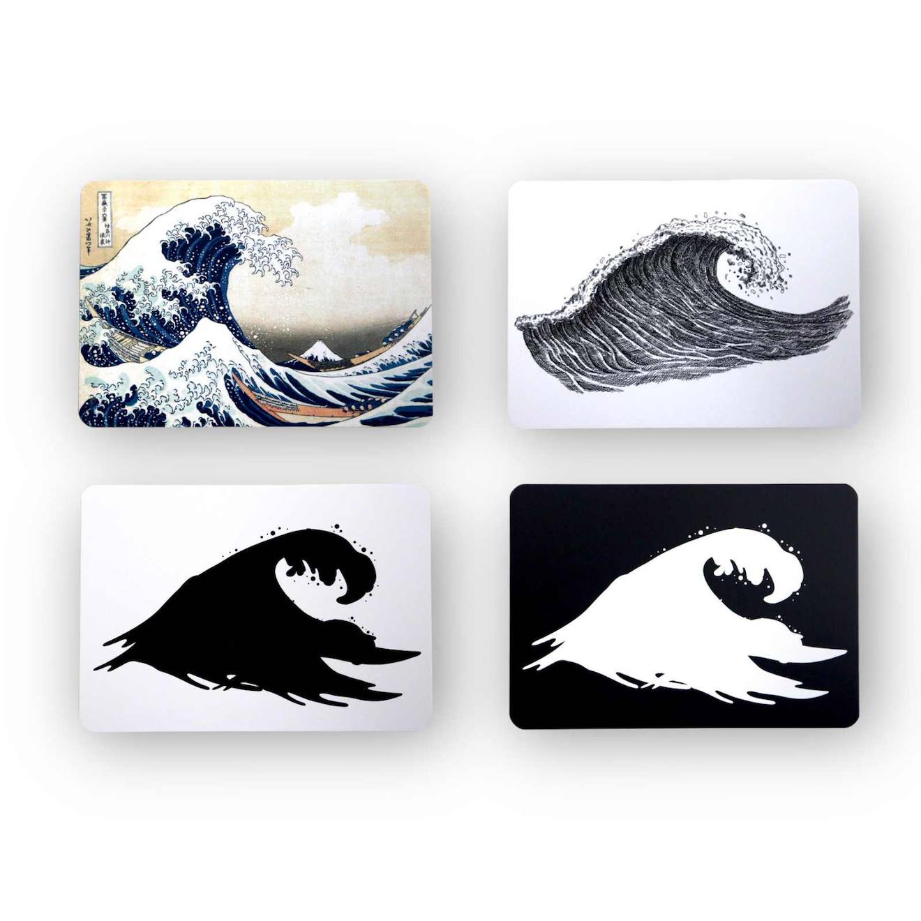 Mondy des artistes - 20 cartes contrastées et en couleur noir