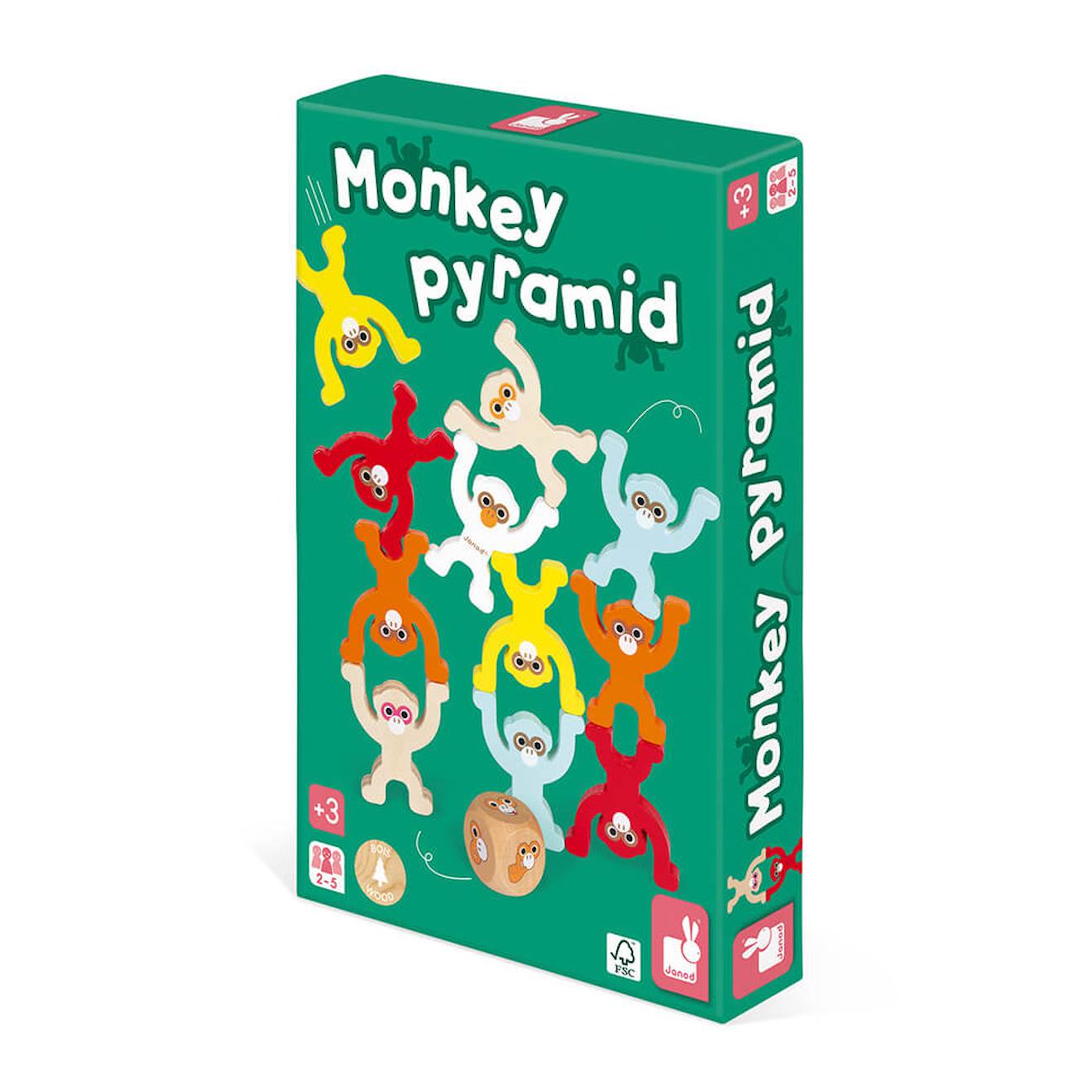 Monkey pyramid multicolore