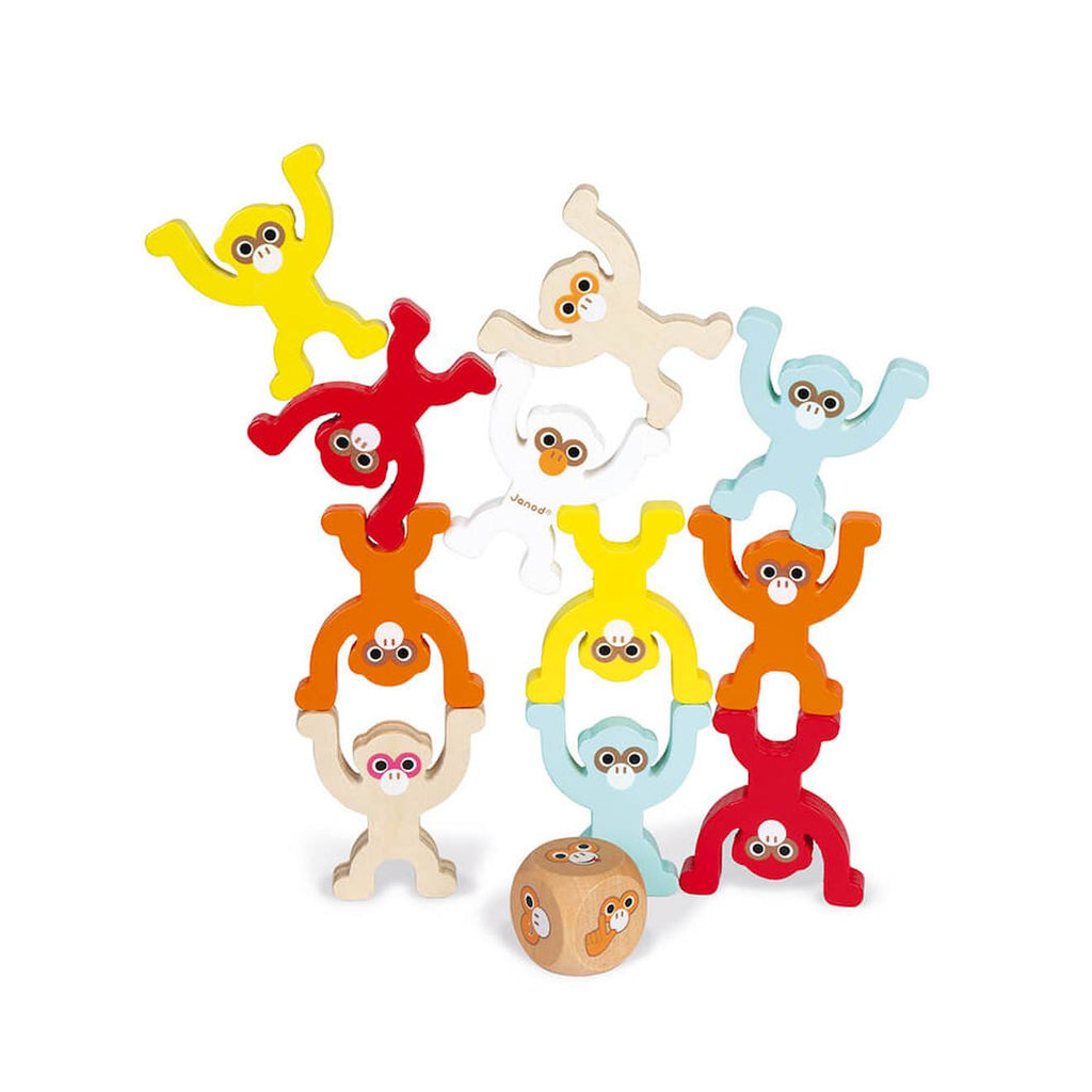 Monkey pyramid multicolore