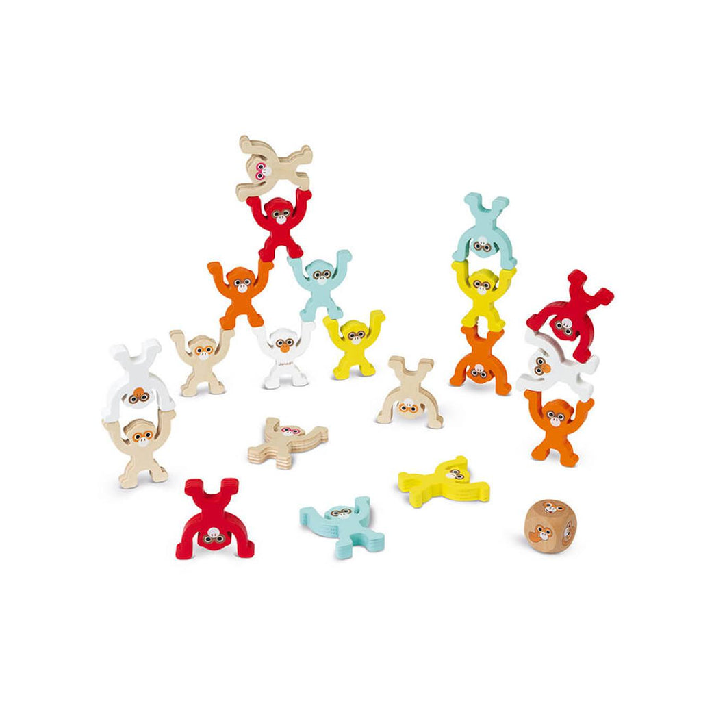 Monkey pyramid multicolore
