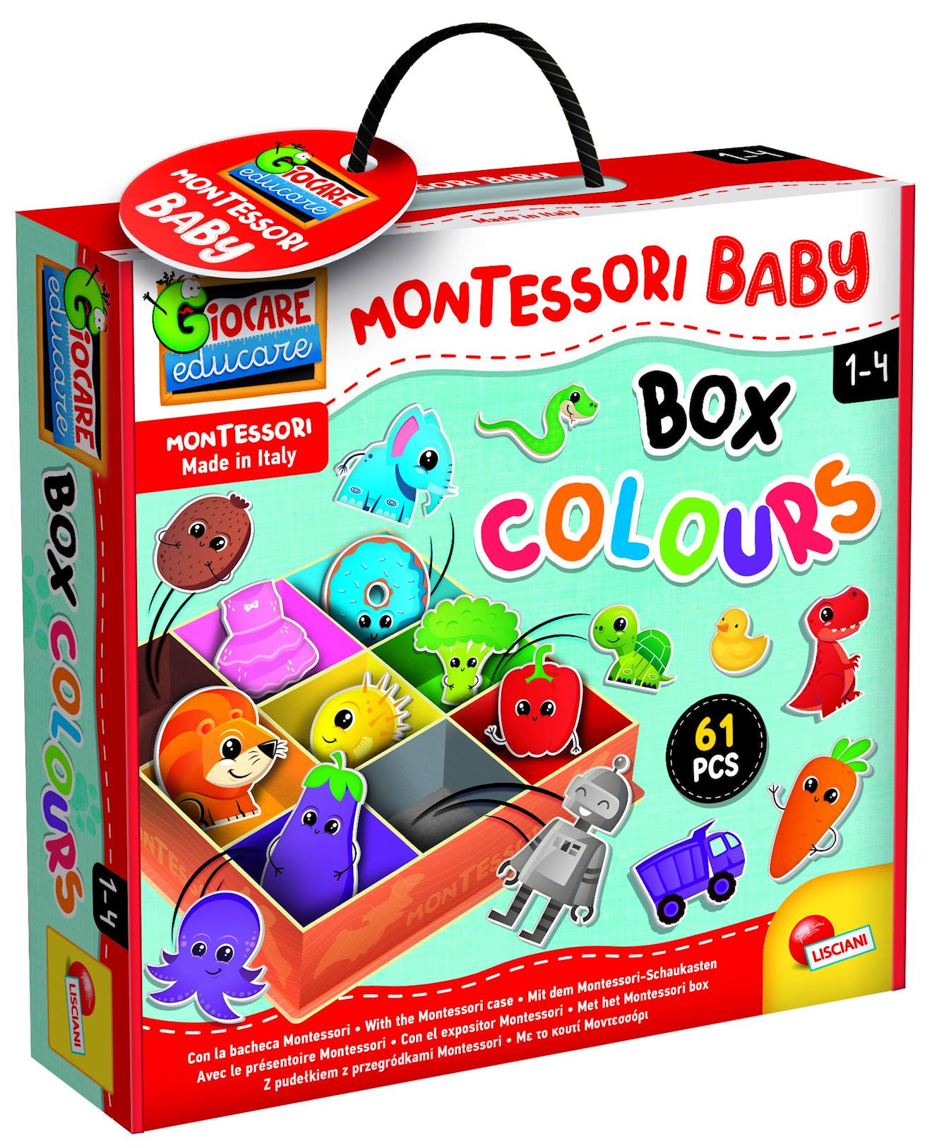 Montessori baby color box colours boîte à couleurs multicolore