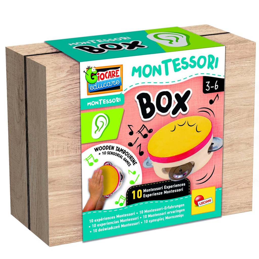 Montessori box l' ouïe multicolore