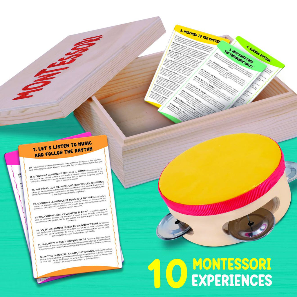 Montessori box l' ouïe multicolore