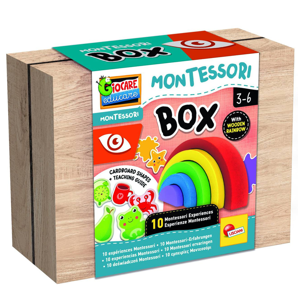 Montessori box la vue multicolore